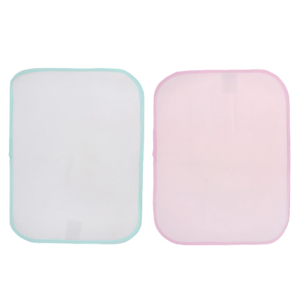 Thicken Soft Washable Bed Pad Incontinence Underpad Bed Protector Light Blue