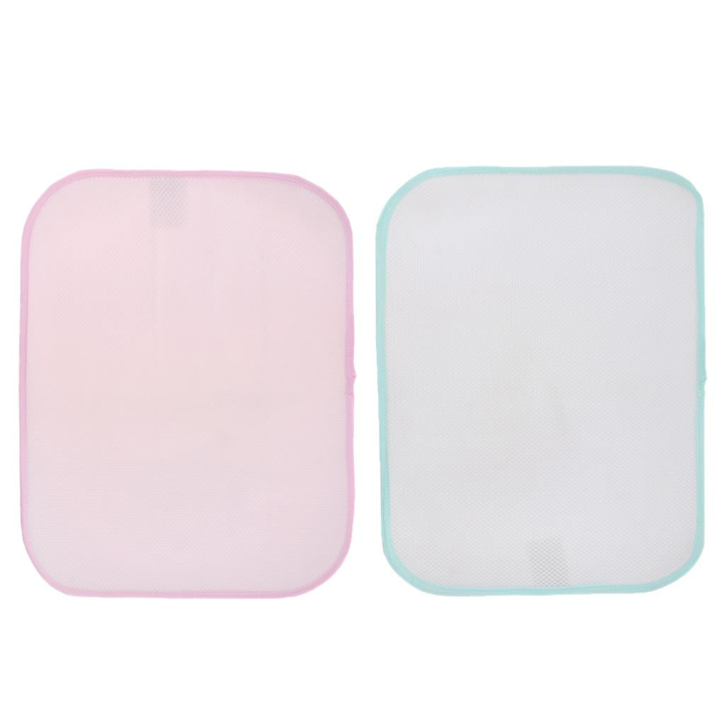 Thicken Soft Washable Bed Pad Incontinence Underpad Bed Protector Light Blue