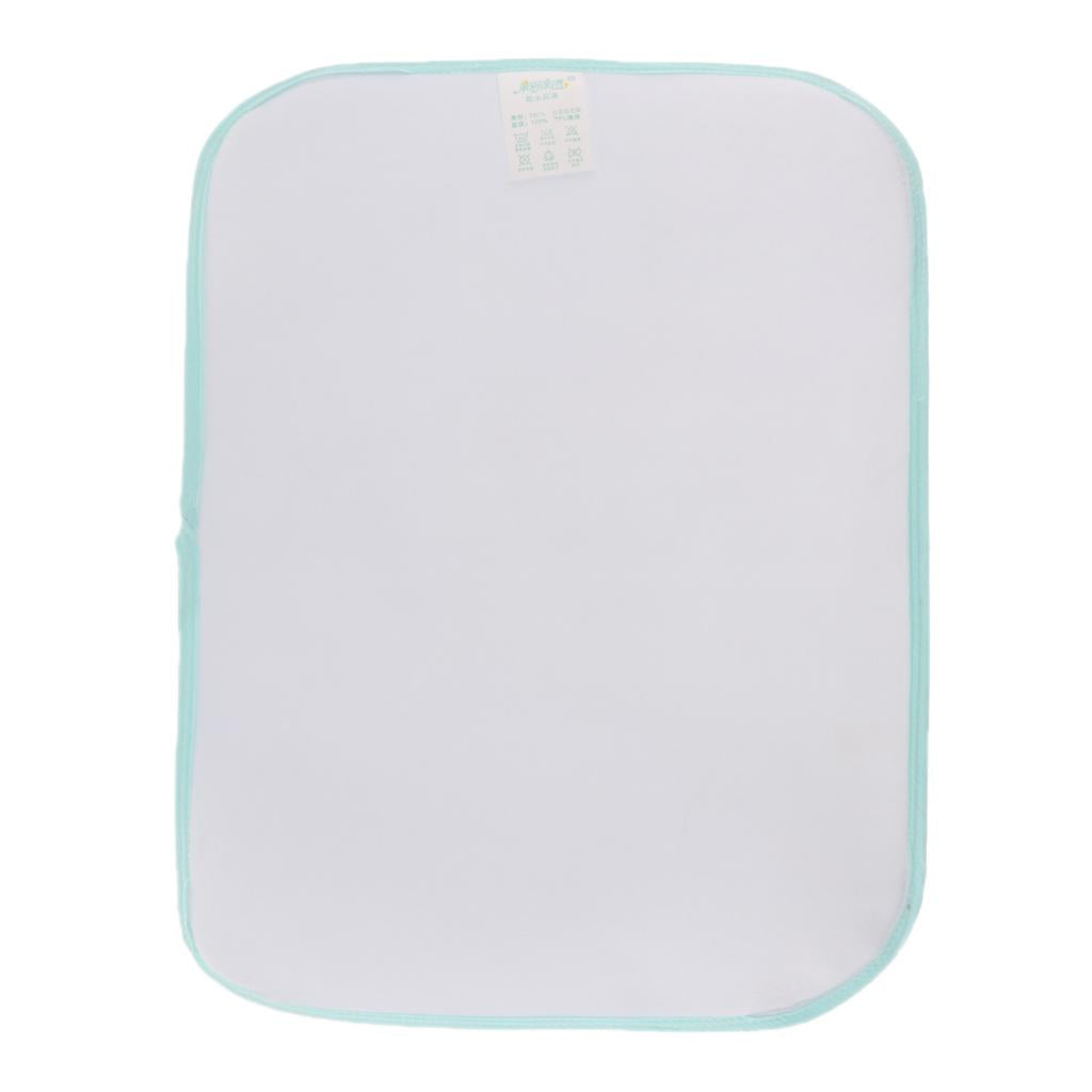 Thicken Soft Washable Bed Pad Incontinence Underpad Bed Protector Light Blue