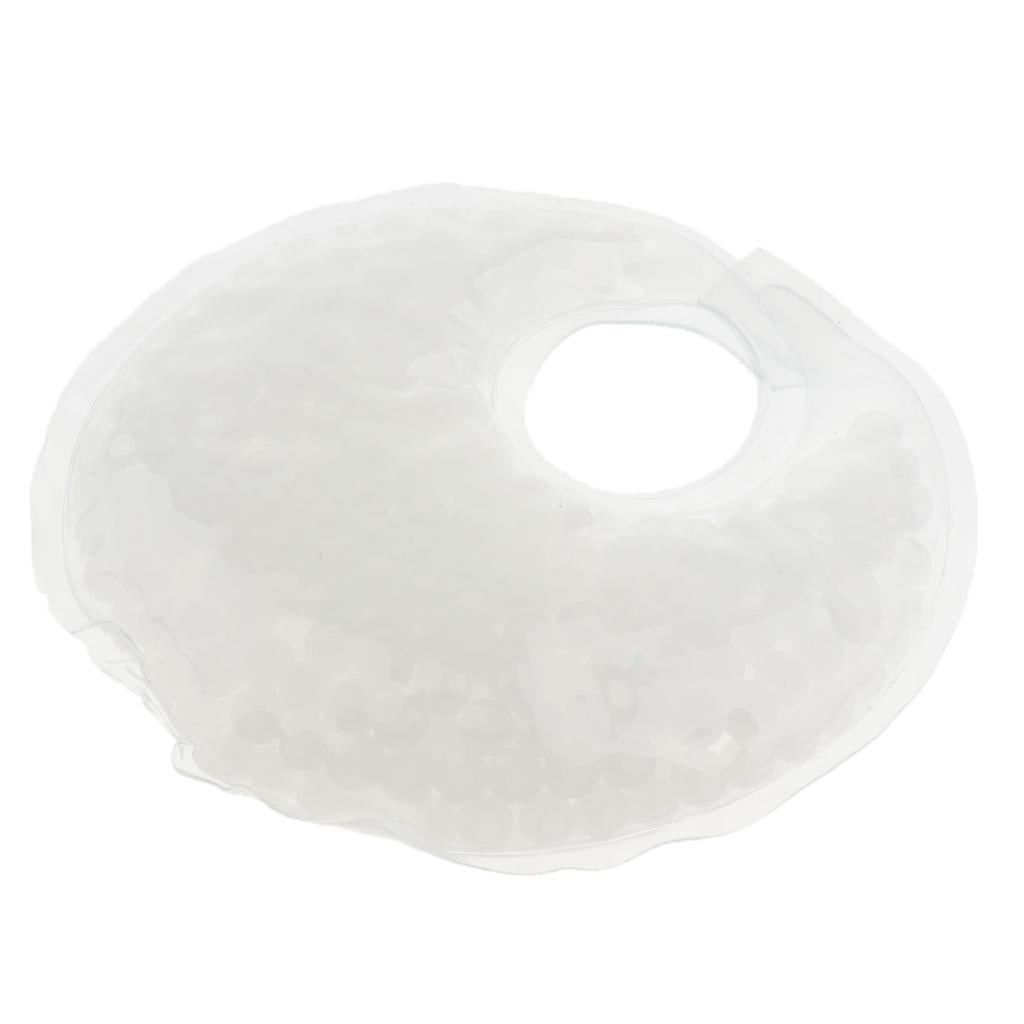 Thermal Gel Pad Heating Pad Hot Cold Compress for Breastfeeding White
