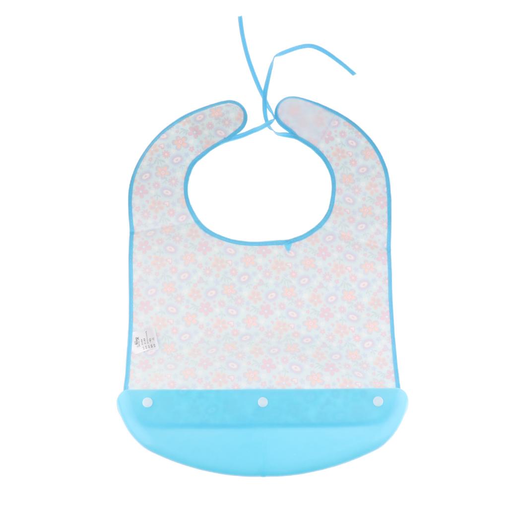 Large Adult Mealtime Bib Cloth Protector Disability Aid Apron Waterproof S