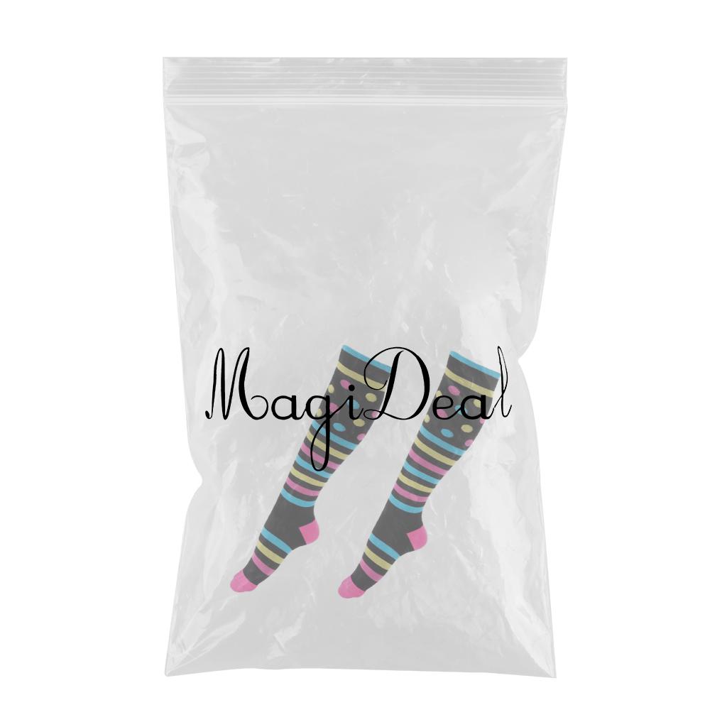 15-20 mmHg Compression Socks for Men Women Running Flight and Travel L-XL