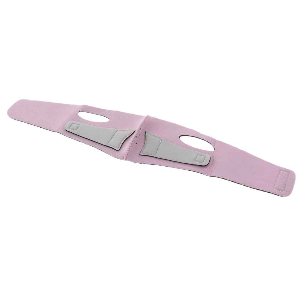 Chin Cheek Shaper Strap Belt V Line Facial Neck Lifting Firming Tool Pink