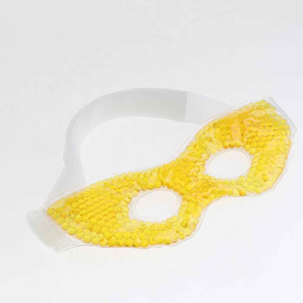 2Pcs Soft Gel Ice Eye Mask Hot Cold Compress Pack Ice Eye Mask Gold