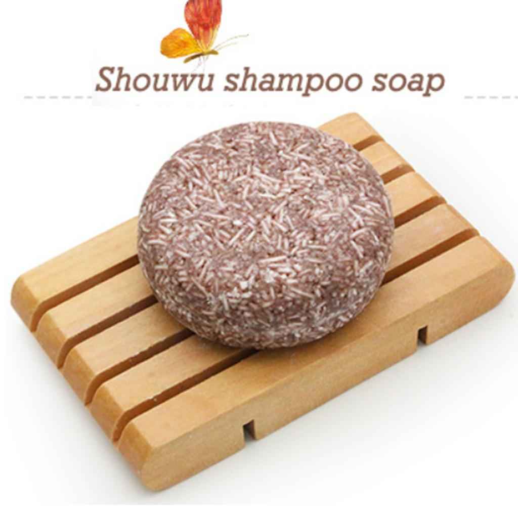 Organic Natural Hair Nourishing Solid Shampoo Soap Bar Polygonum Multiflorum