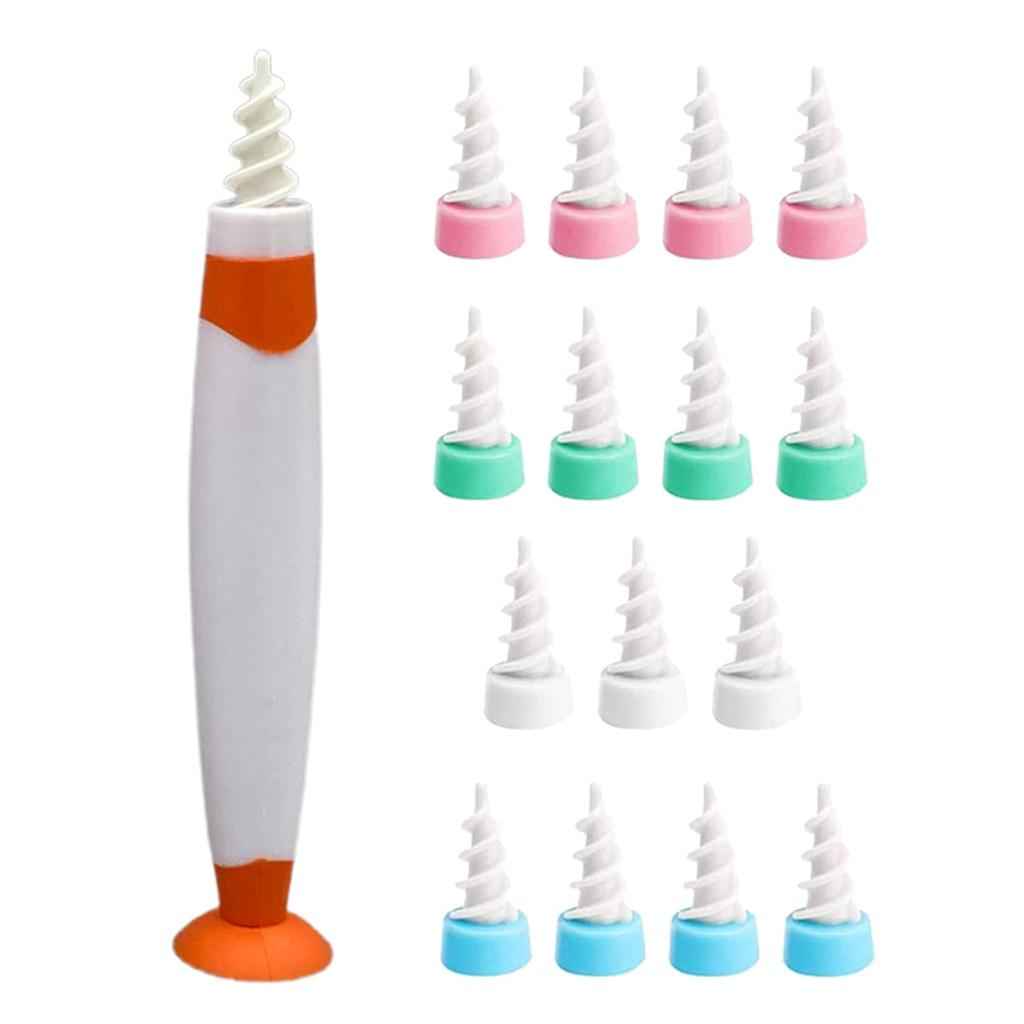 Ear Wax Cleaner Removal Swab Earwax Remover Spiral Soft Tool Earpick Orange