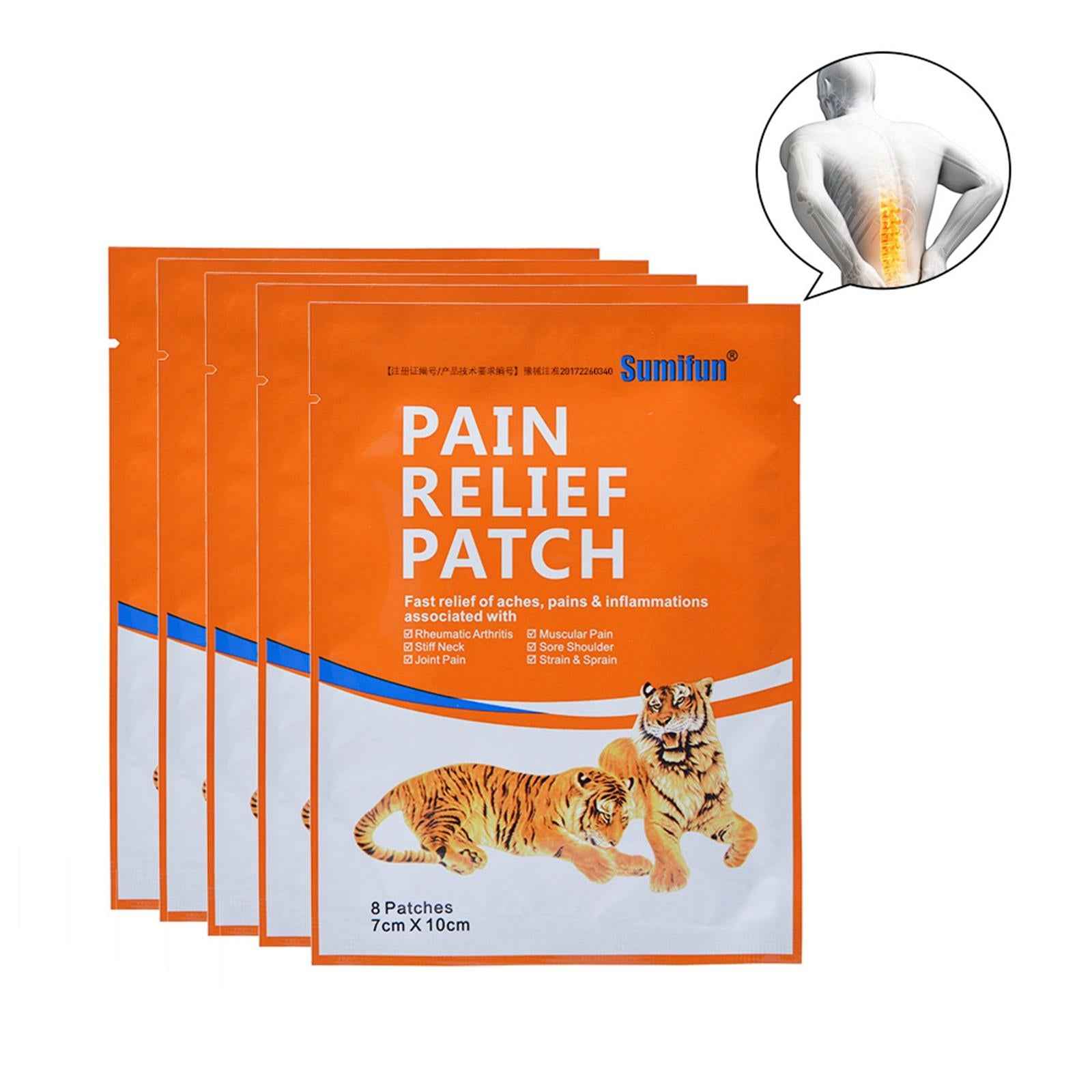 Tiger Pain Balm Relief Plaster Patches - 16 pcs - 7 x 10 cm