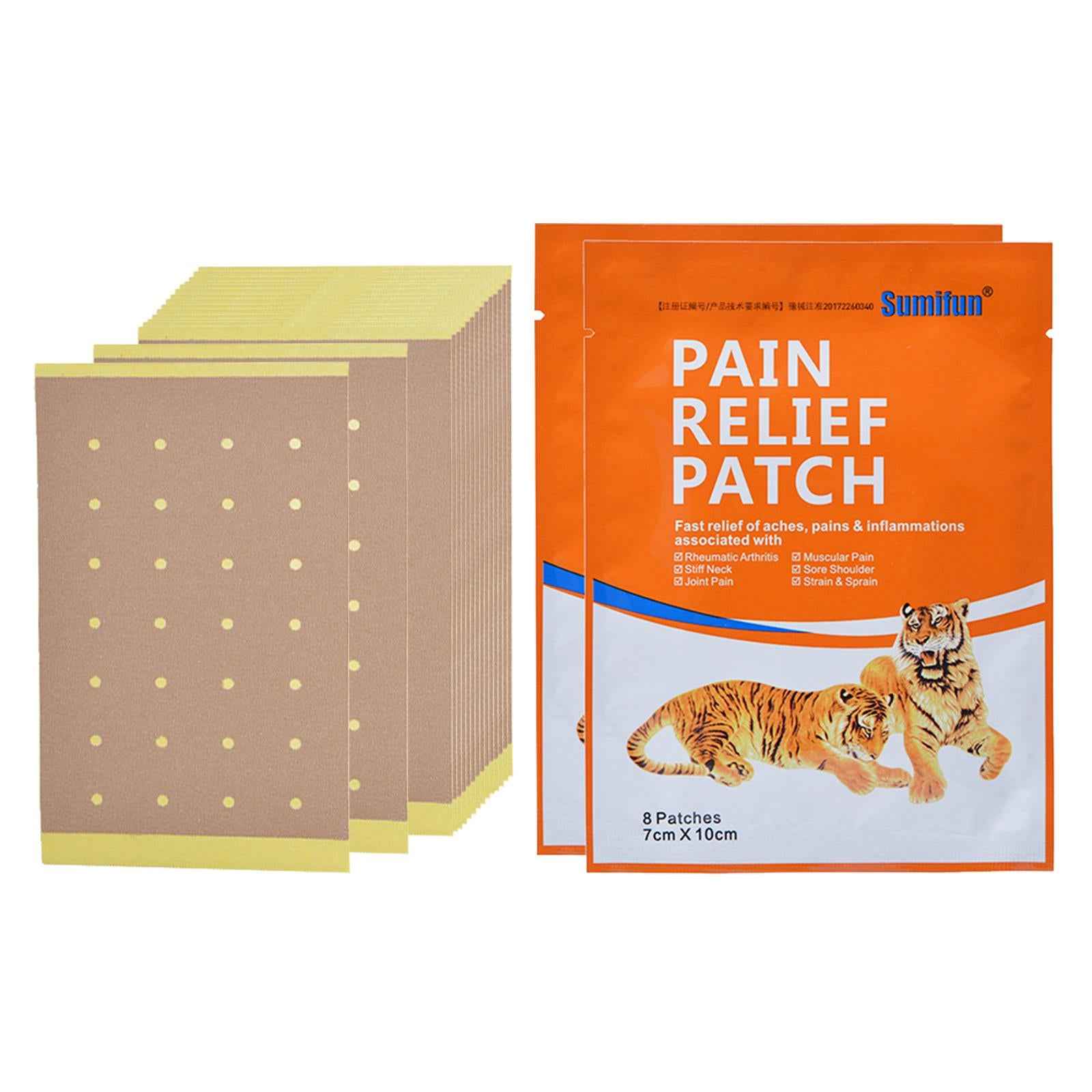 Tiger Pain Balm Relief Plaster Patches - 16 pcs - 7 x 10 cm