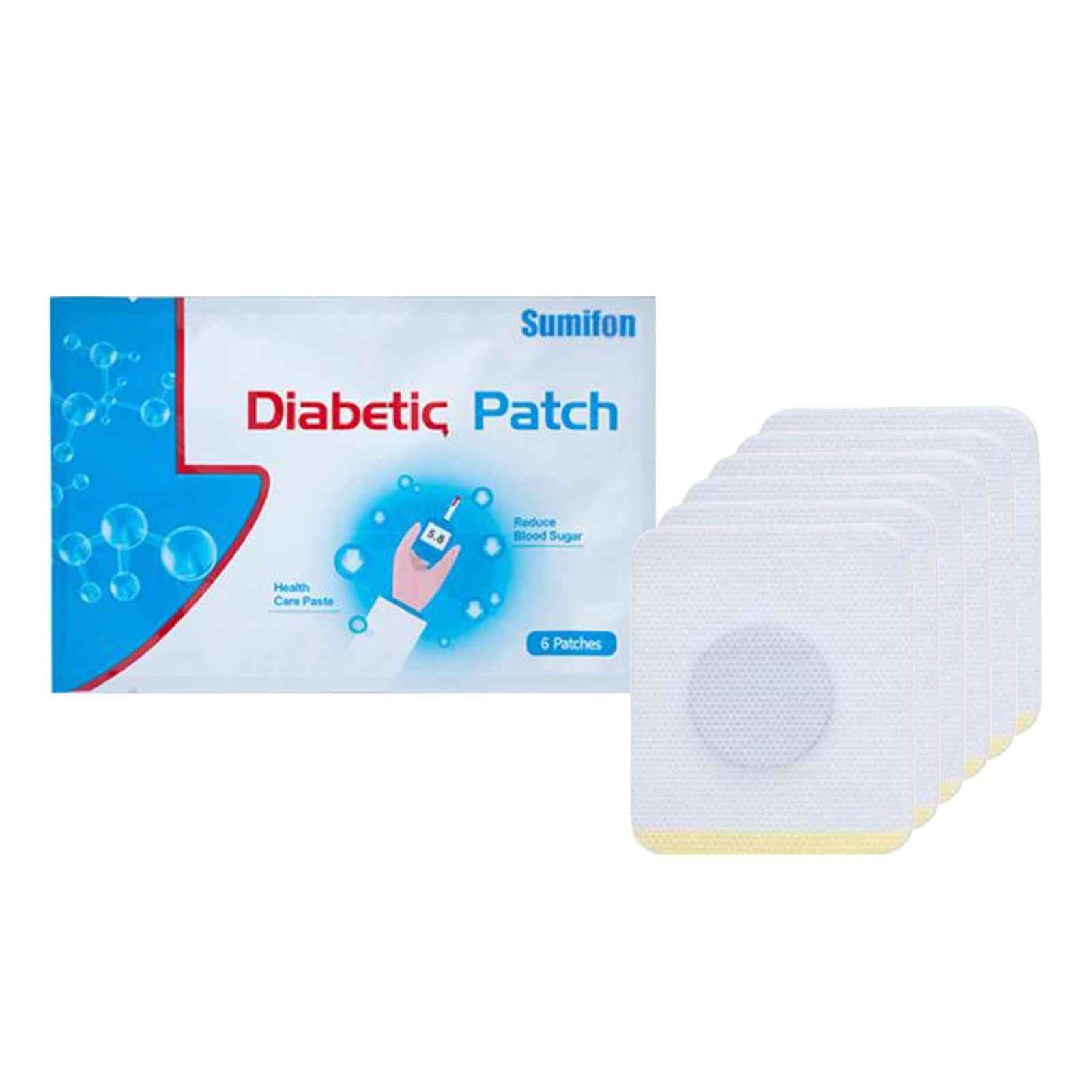 Diabetes Plasters Natural Herbs Diabetes Pads Pure Natural Herbal 6 Pcs/1Bag
