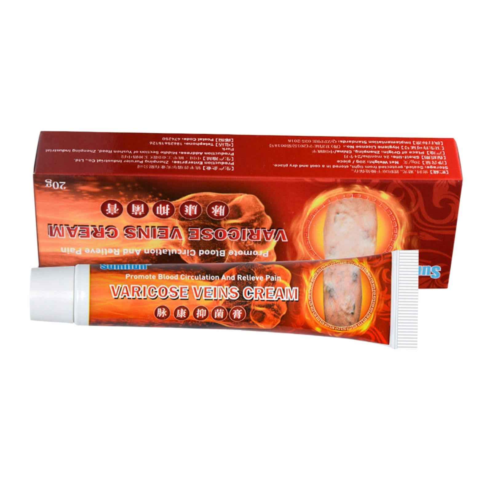 Natural Plant Varicose Veins Treatment Cream Ointment Leg Phlebitis Removal