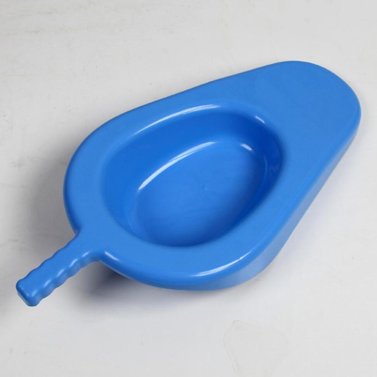 Bedpan Bed Pan with Handle for Patient Home Durable Reusable Lightweight