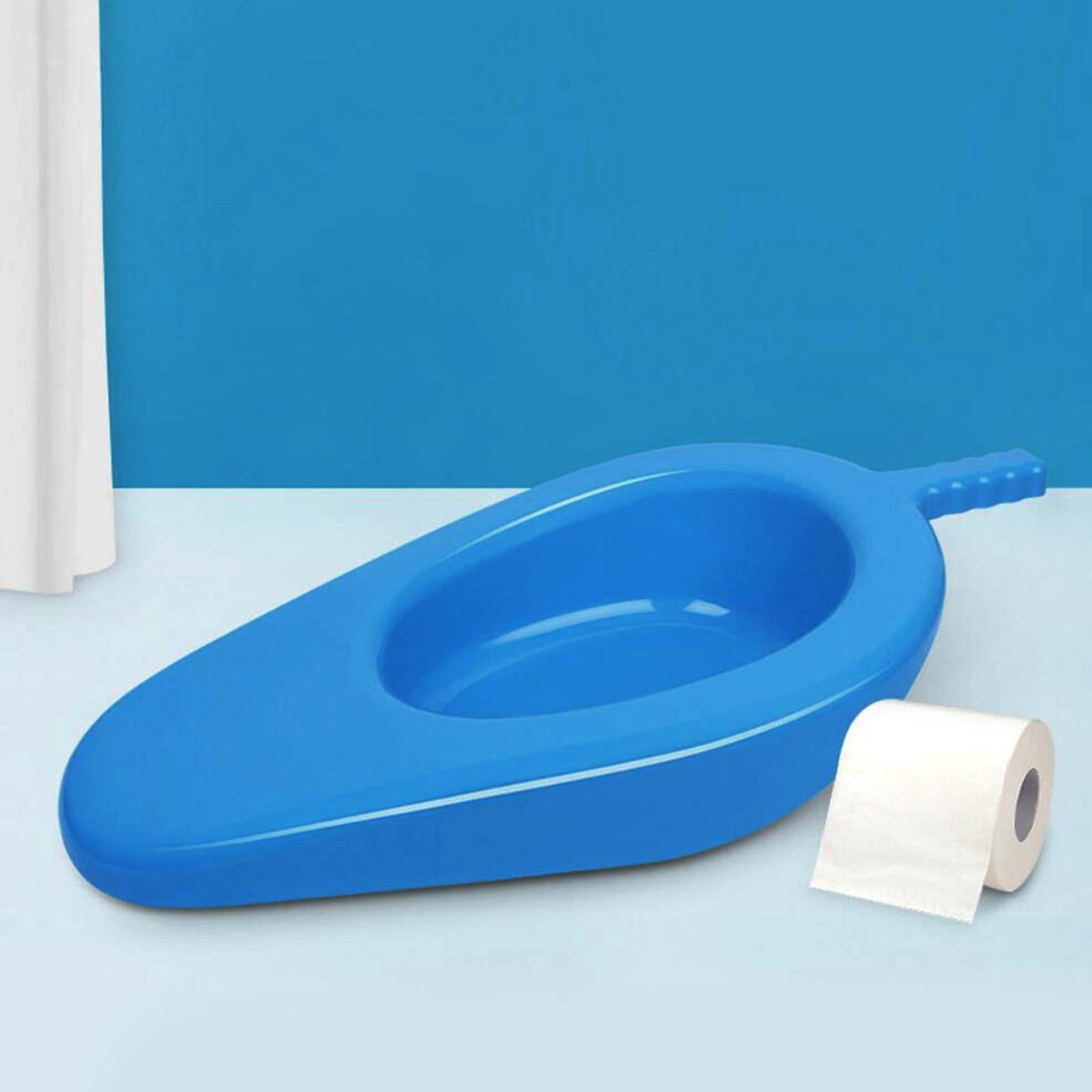 Bedpan Bed Pan with Handle for Patient Home Durable Reusable Lightweight