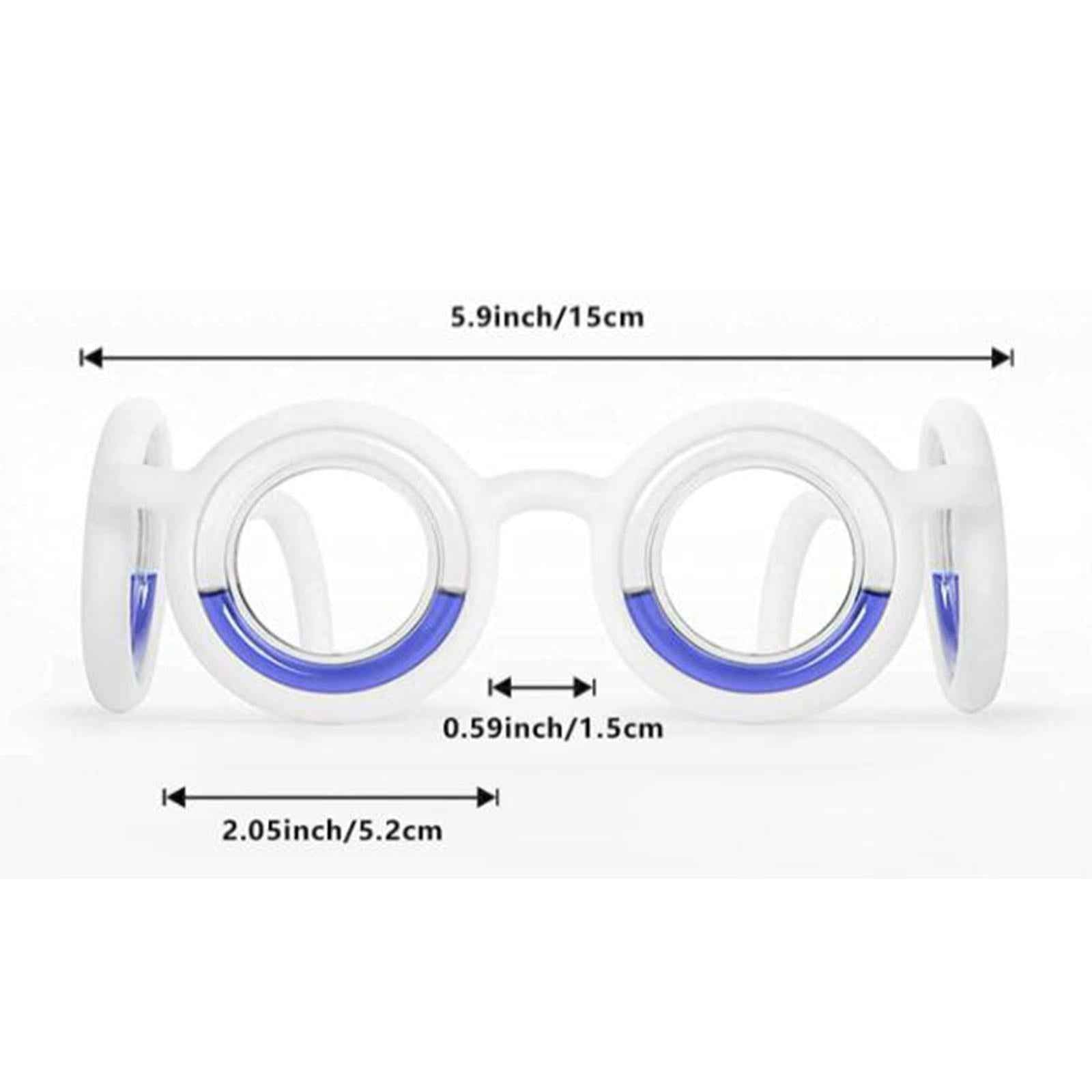 Anti- Motion Sickness Glasses Airsick Sickness Nausea Relief Lensless Glass