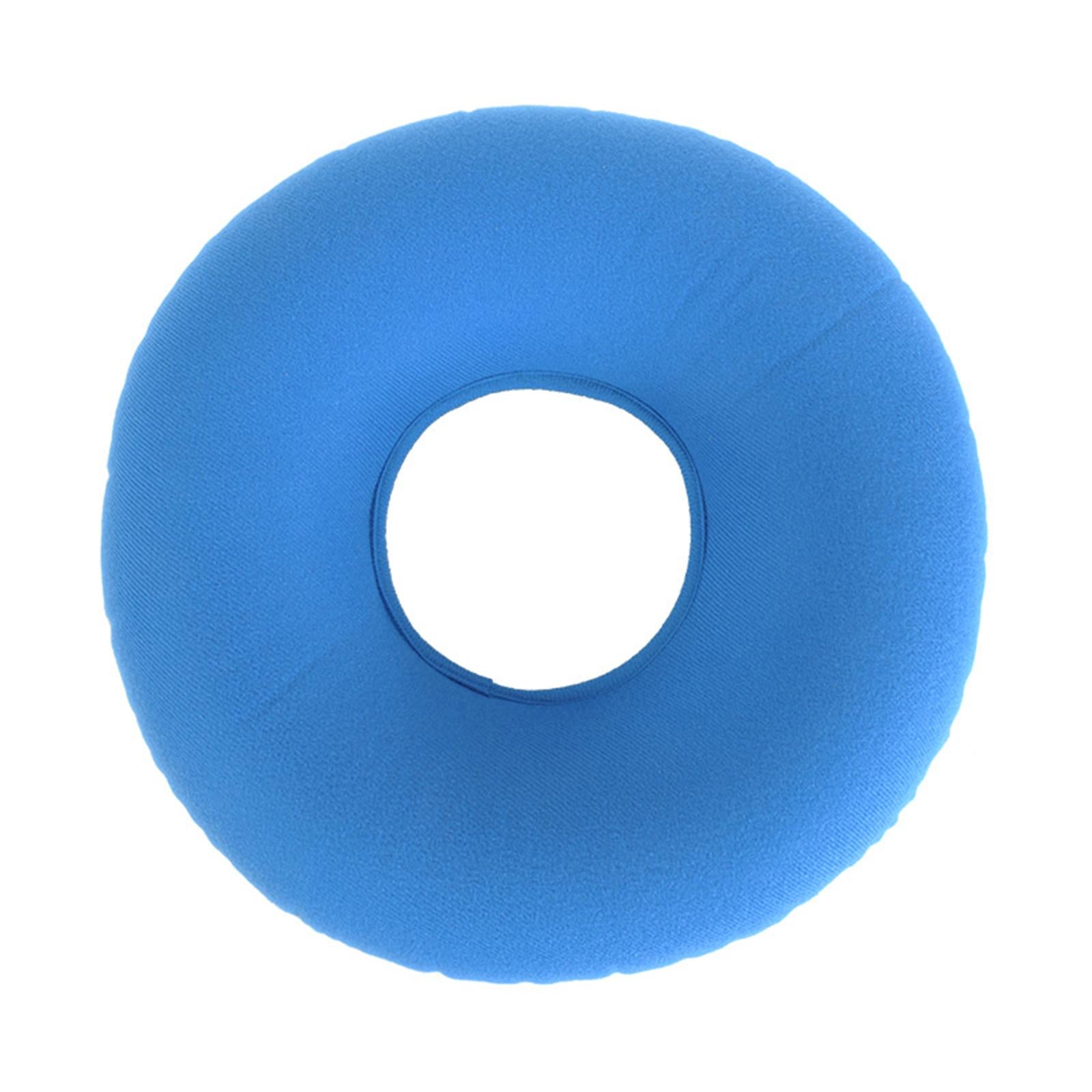 6xInflatable Donut Cushion Bed Sores Seat Pad 15'' for Pregnancy Postpartum Light Blue