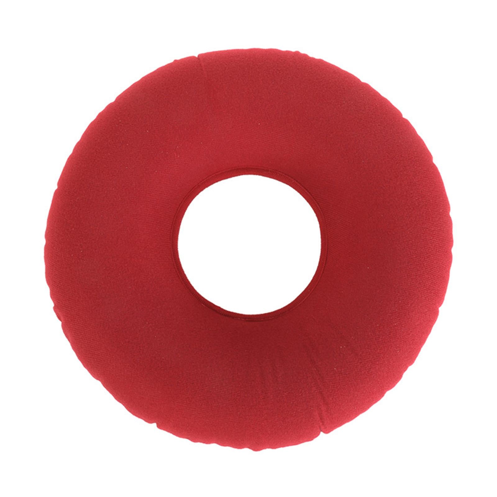 5xInflatable Donut Cushion Bed Sores Seat Pad 15'' for Pregnancy Postpartum Red
