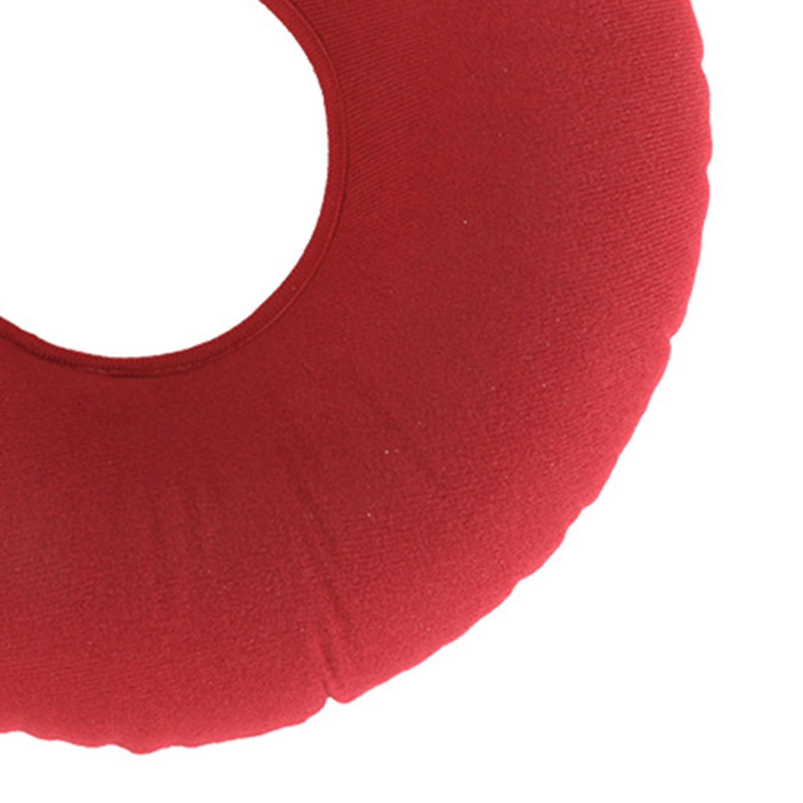 5xInflatable Donut Cushion Bed Sores Seat Pad 15'' for Pregnancy Postpartum Red