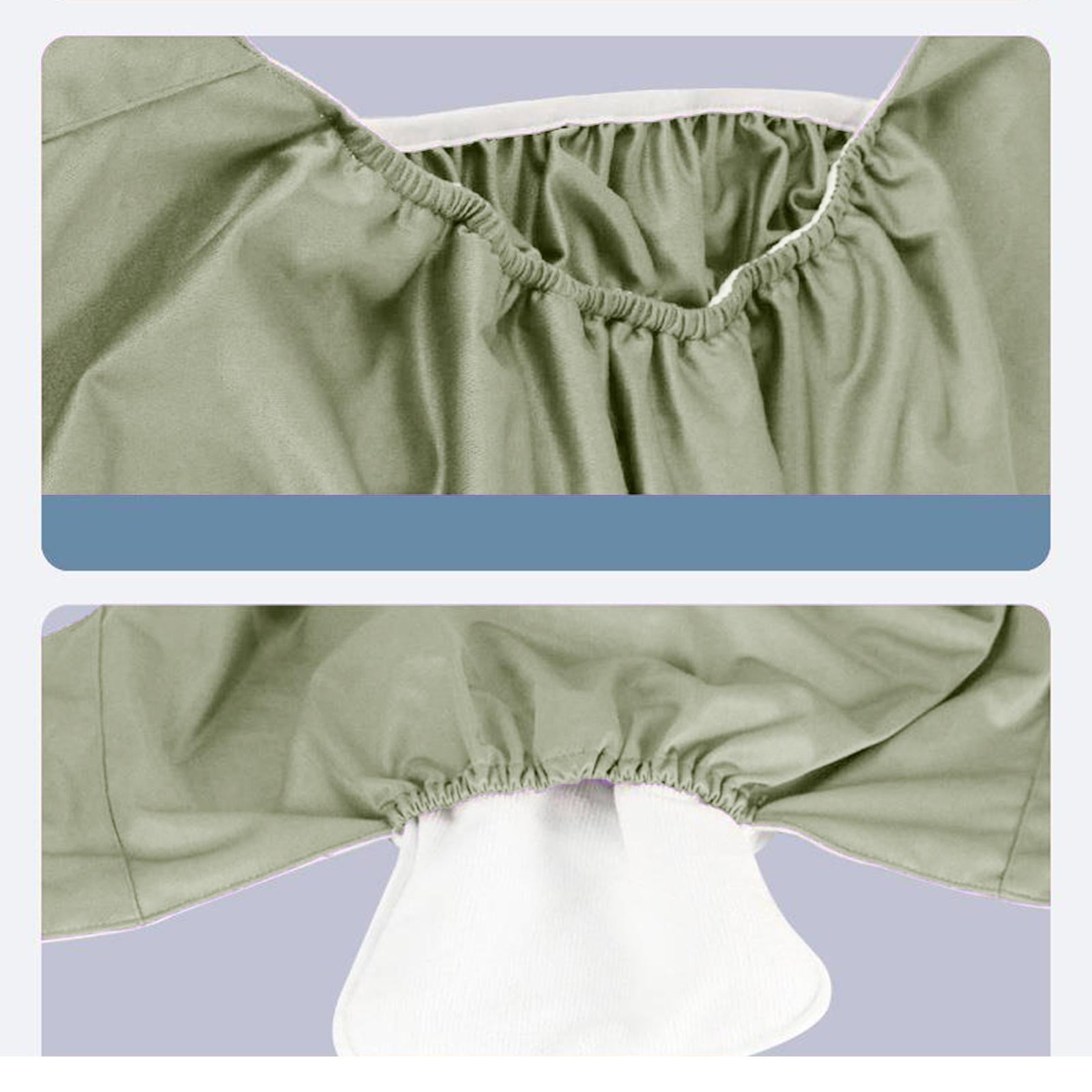 Adults Cloth Diaper Adjustable for Elders Incontinence Disabled Old Gray
