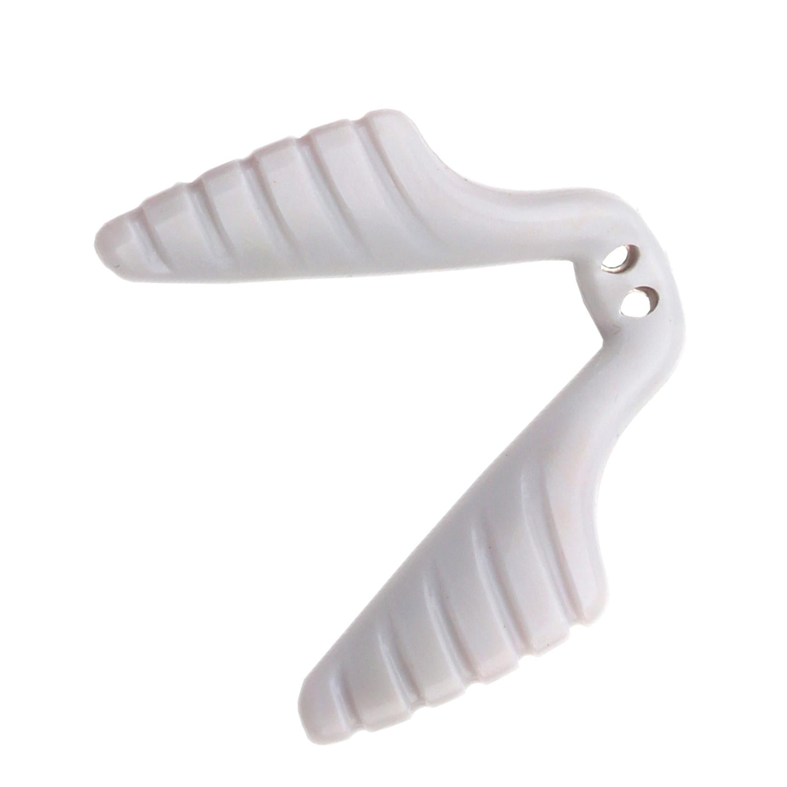 6xGlasses Nose Pad Screw in Nose Pad Anti Slip U Shaped Soft for Eye Glasses Gray 