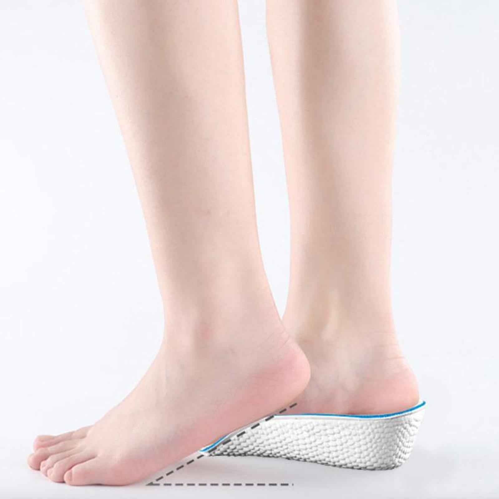 2 Pieces Invisible Heel Lift Inserts Shock Absorption for Long Time Standing 3.5cm