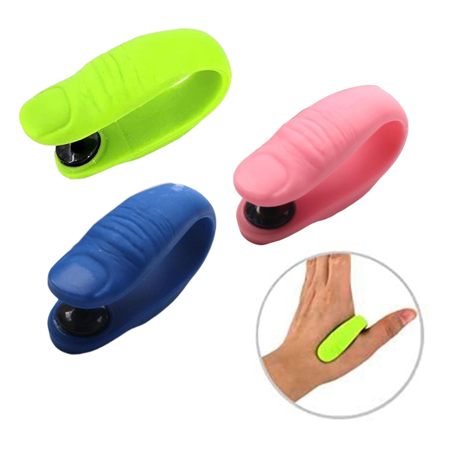 Hand Pressure Point Clip Portable Lightweight Wearable Massage Device Small Green