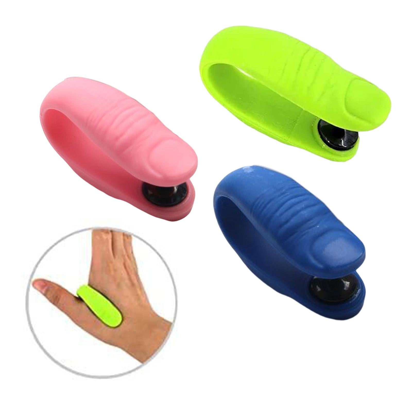 Hand Pressure Point Clip Portable Lightweight Wearable Massage Device Small Green