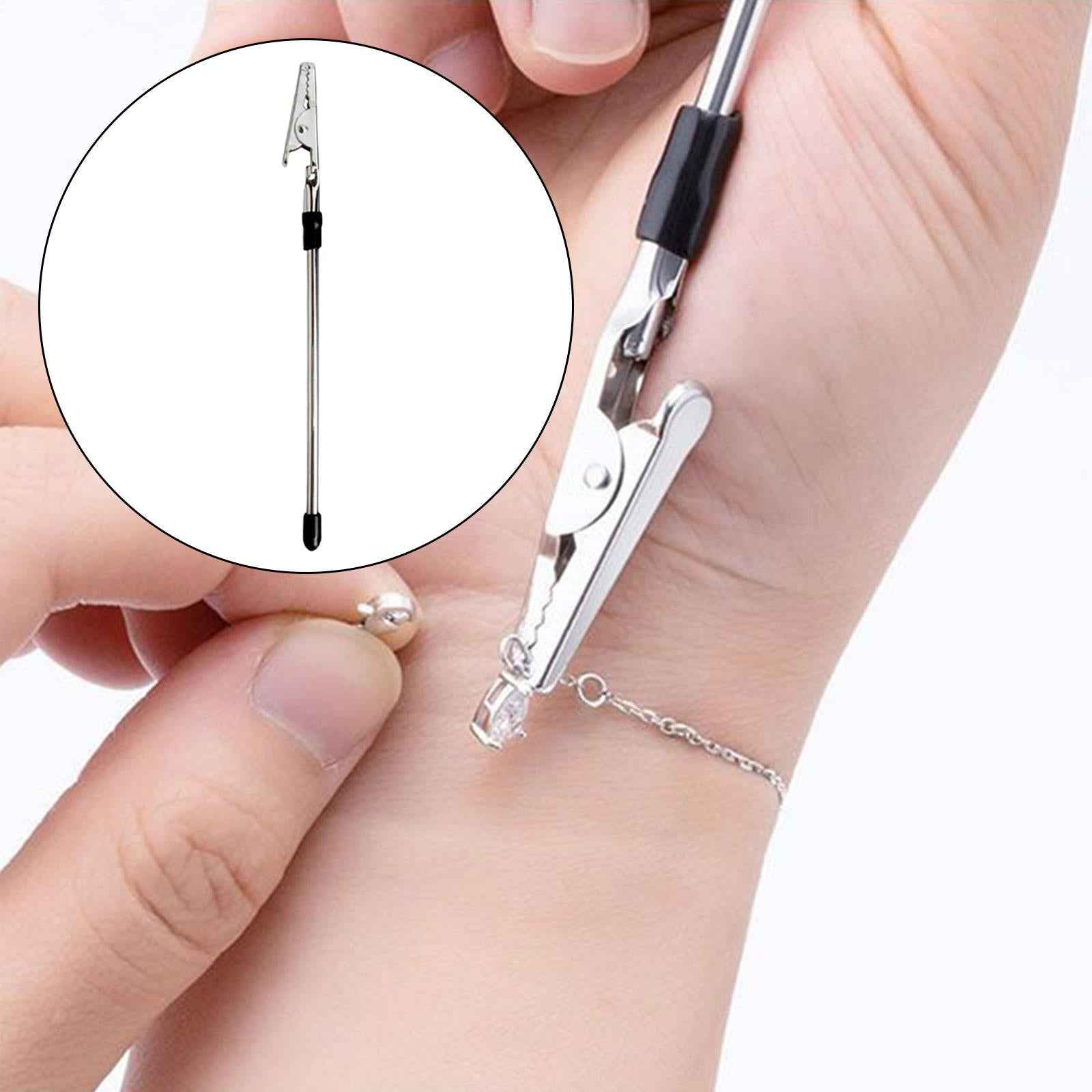 Jewelry Helper Bracelet Helper Fastener Helper Tool for watch Travel Silver