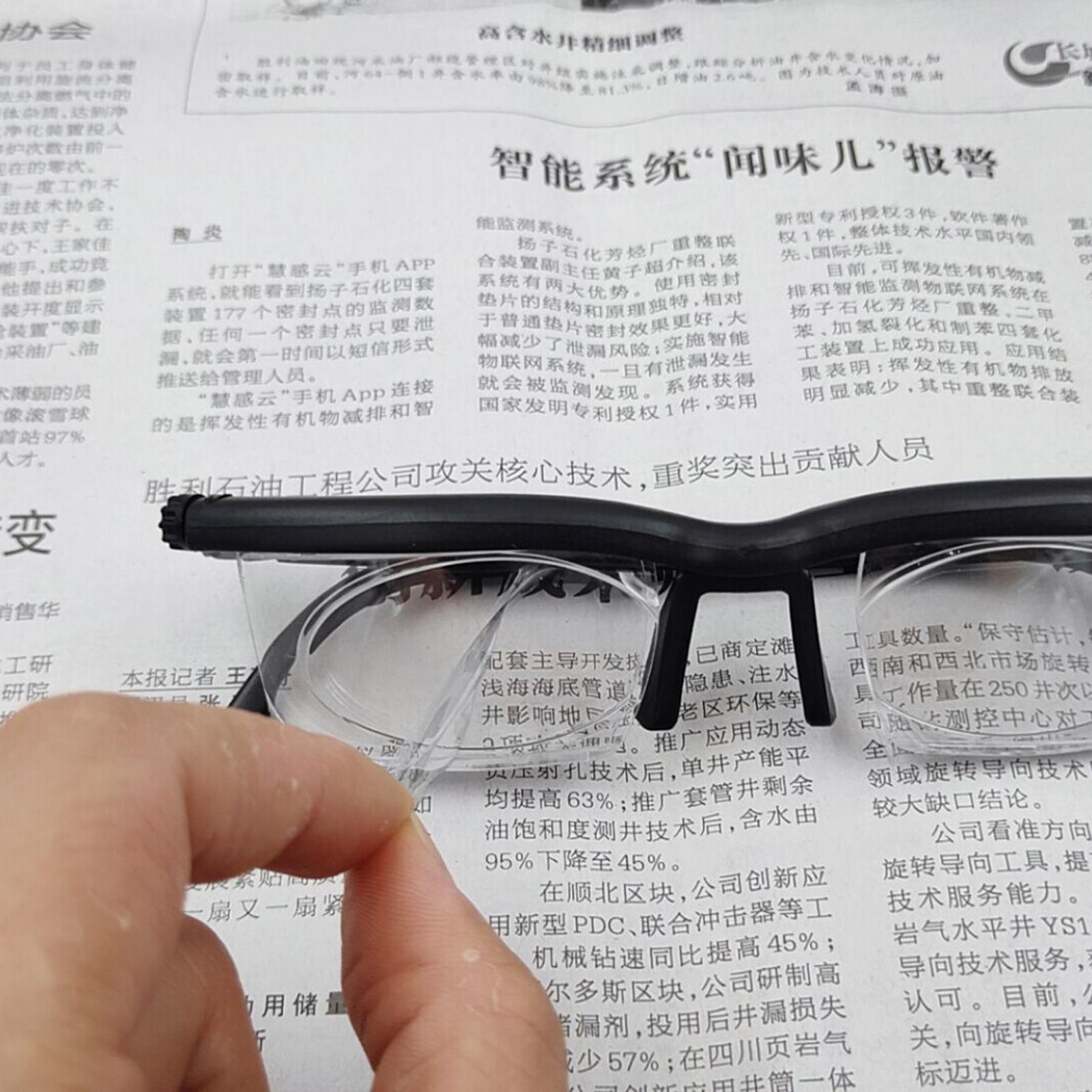 Dial Adjustable Glasses Fashion for Men and Women Magnifiers for Reading