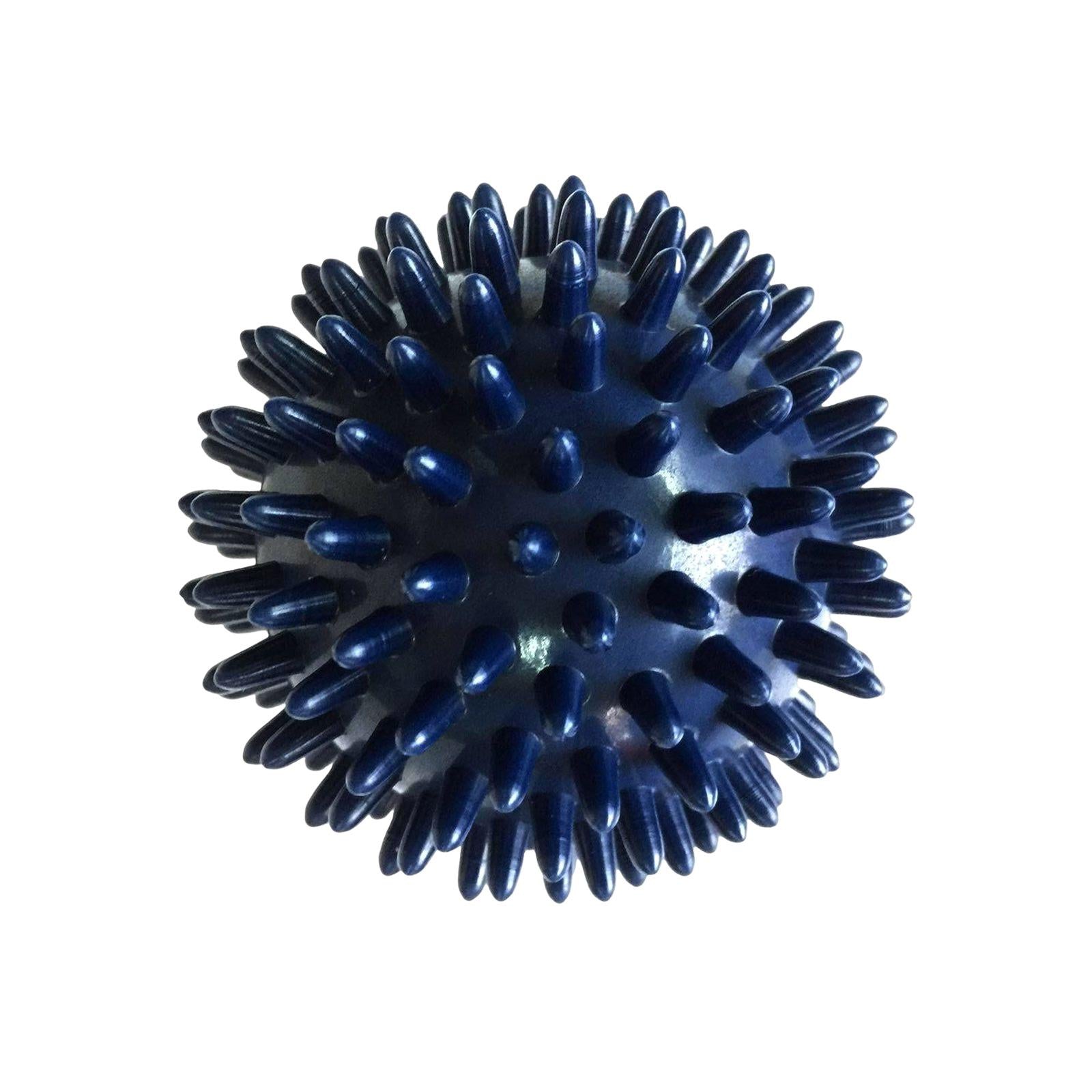 6xSpiky Massage Balls Manual Portable Foot Massage Ball for Shoulder Feet Neck Dark Blue