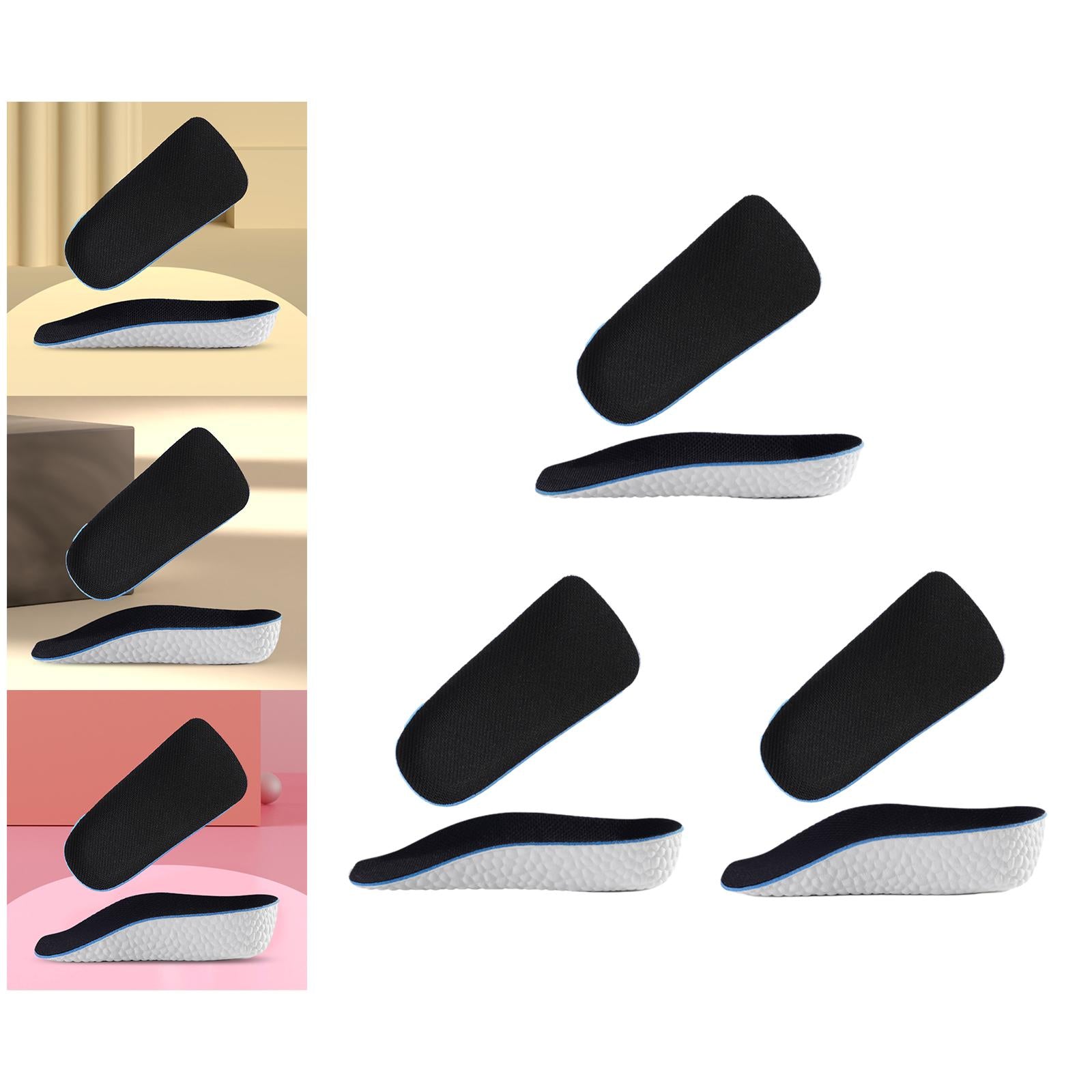 5x2Pcs Height Increase Insoles Arch Support Insert Cushion for Running Walking 1.5cm