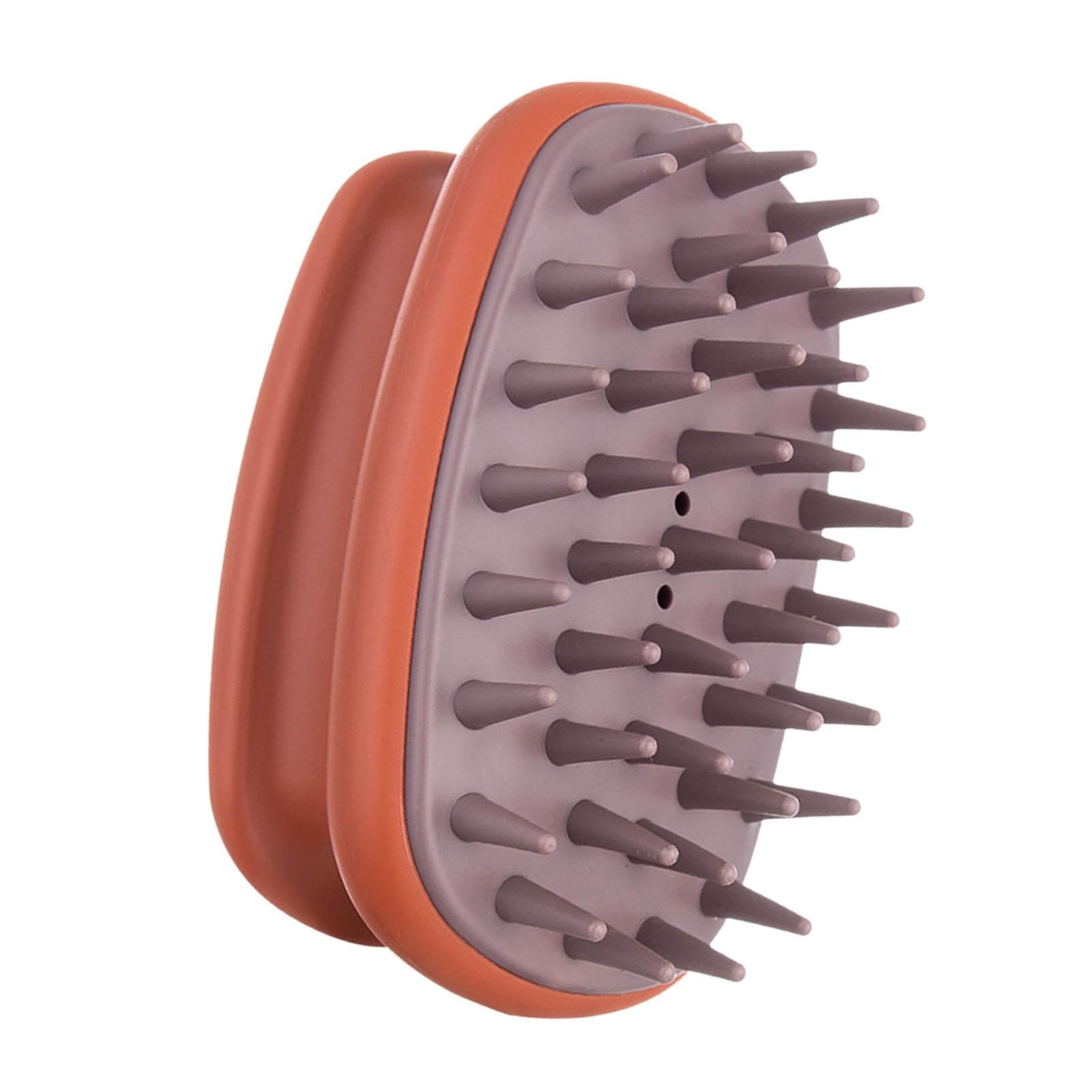 5xManual Head Scalp Massage Brush Comfortable for Women Men Pets Styling Tools coffee