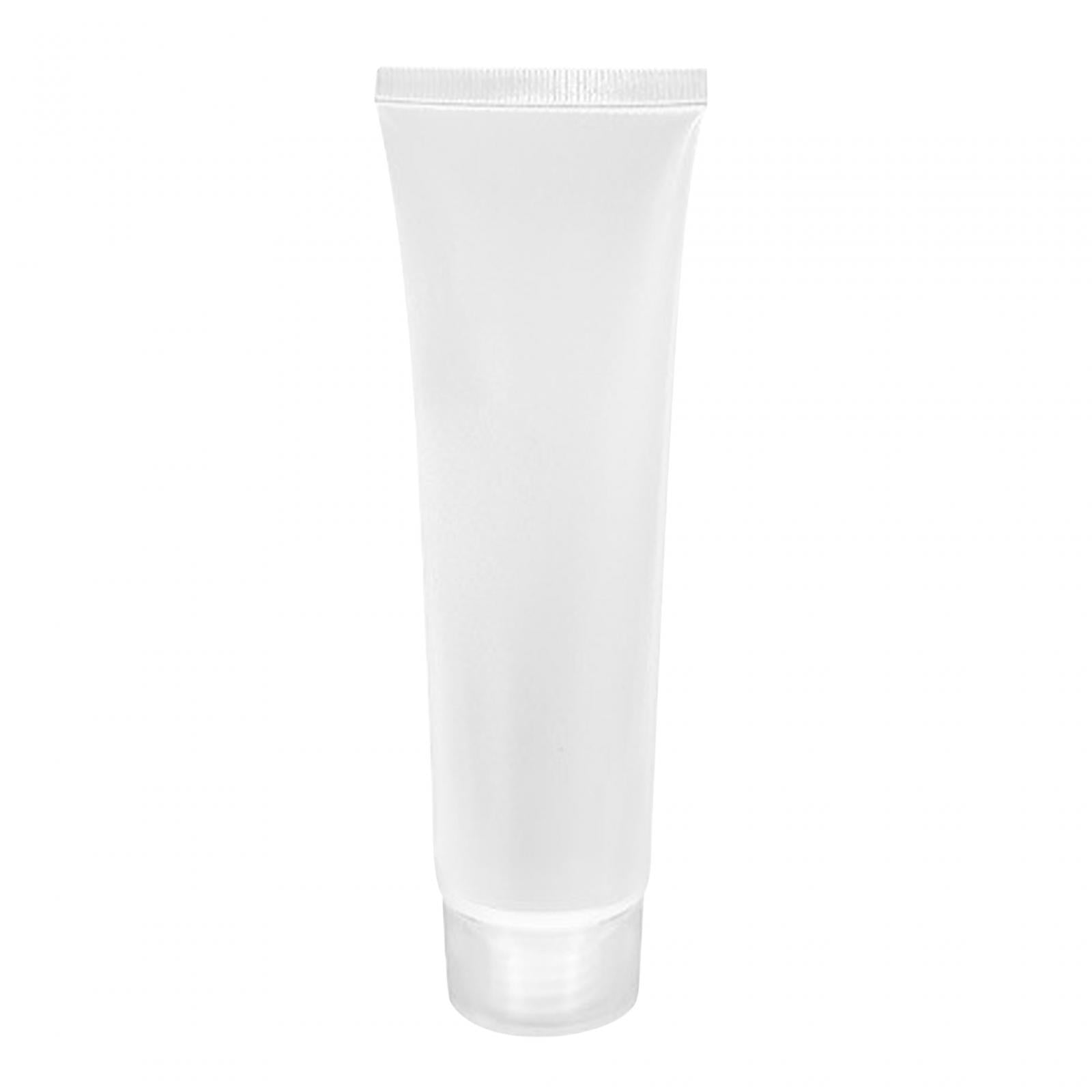 5x6 Pieces Makeup Sample Soft Container Tube Bottle for Split Shampoo Cleanser 20ml Screw Cap