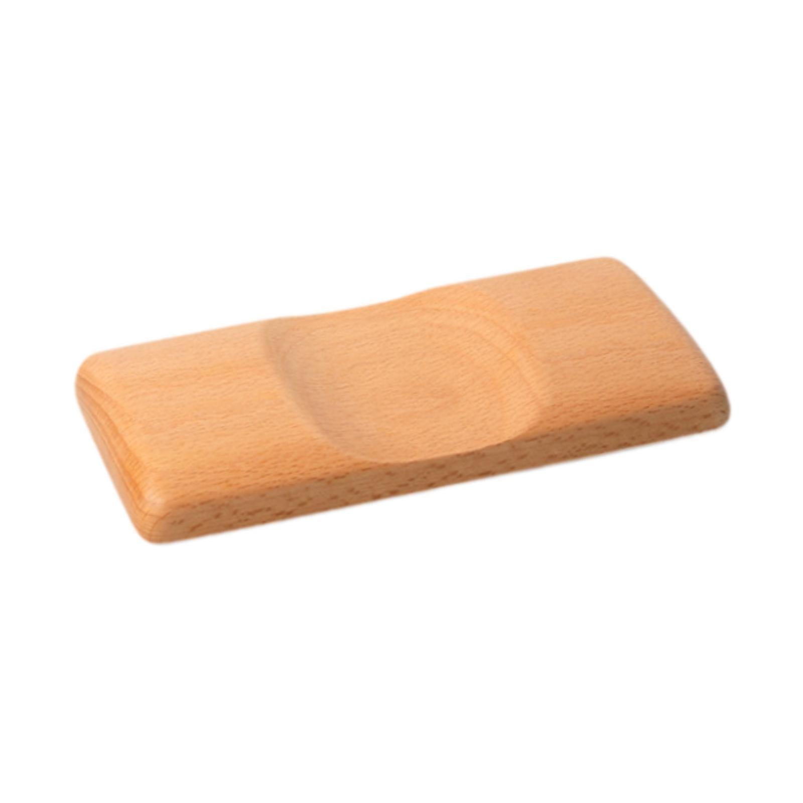 Wrist Rest for Mouse Wooden Wrist Support for Home Office Comfortable Typing light brown