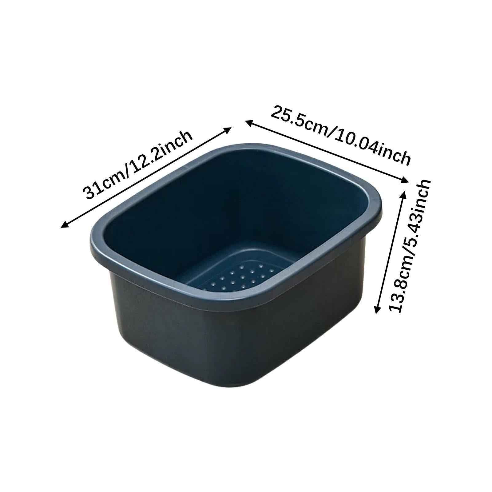 Foot Bath Basin Sturdy for Soaking Feet for Foot Soak Bath Foot Pedicure dark blue S
