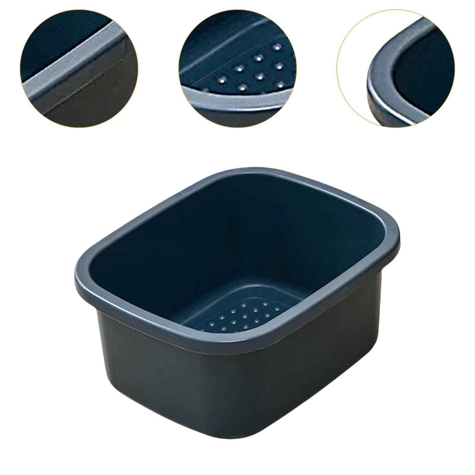 Foot Bath Basin Sturdy for Soaking Feet for Foot Soak Bath Foot Pedicure dark blue S