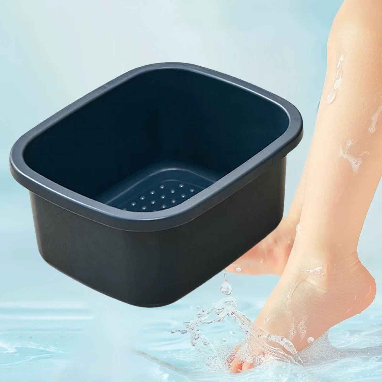Foot Bath Basin Sturdy for Soaking Feet for Foot Soak Bath Foot Pedicure dark blue S