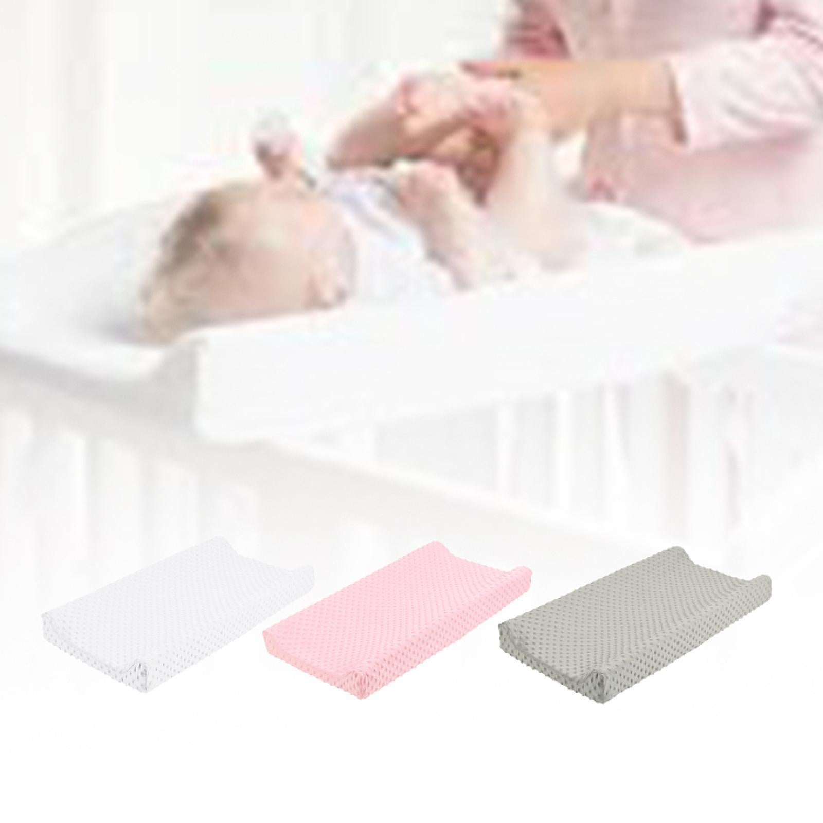 Baby Diaper Changing Pad Cover Elastic Design Practical Comfortable for Baby White