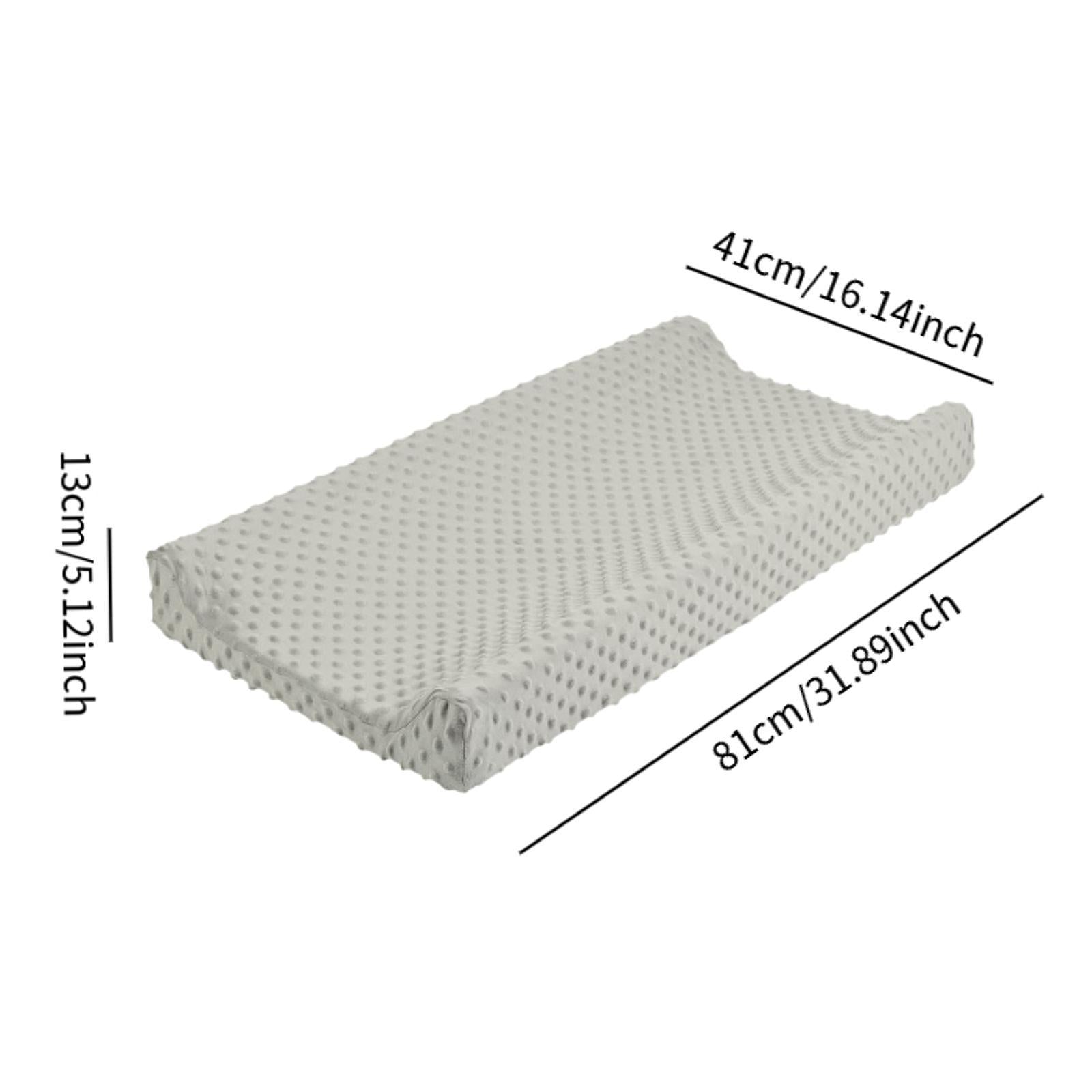 Baby Diaper Changing Pad Cover Elastic Design Practical Comfortable for Baby Gray