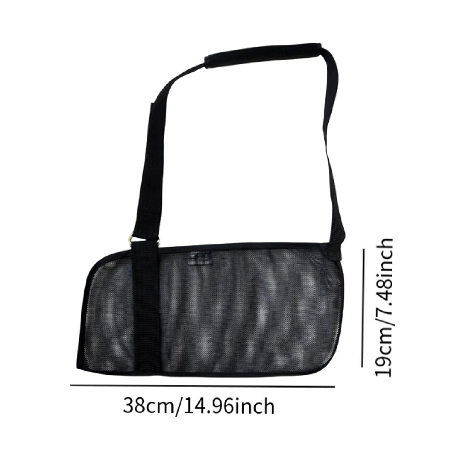 Arm Sling Shoulder Immobilizer Lightweight Comfortable Adjustable Breathable Black