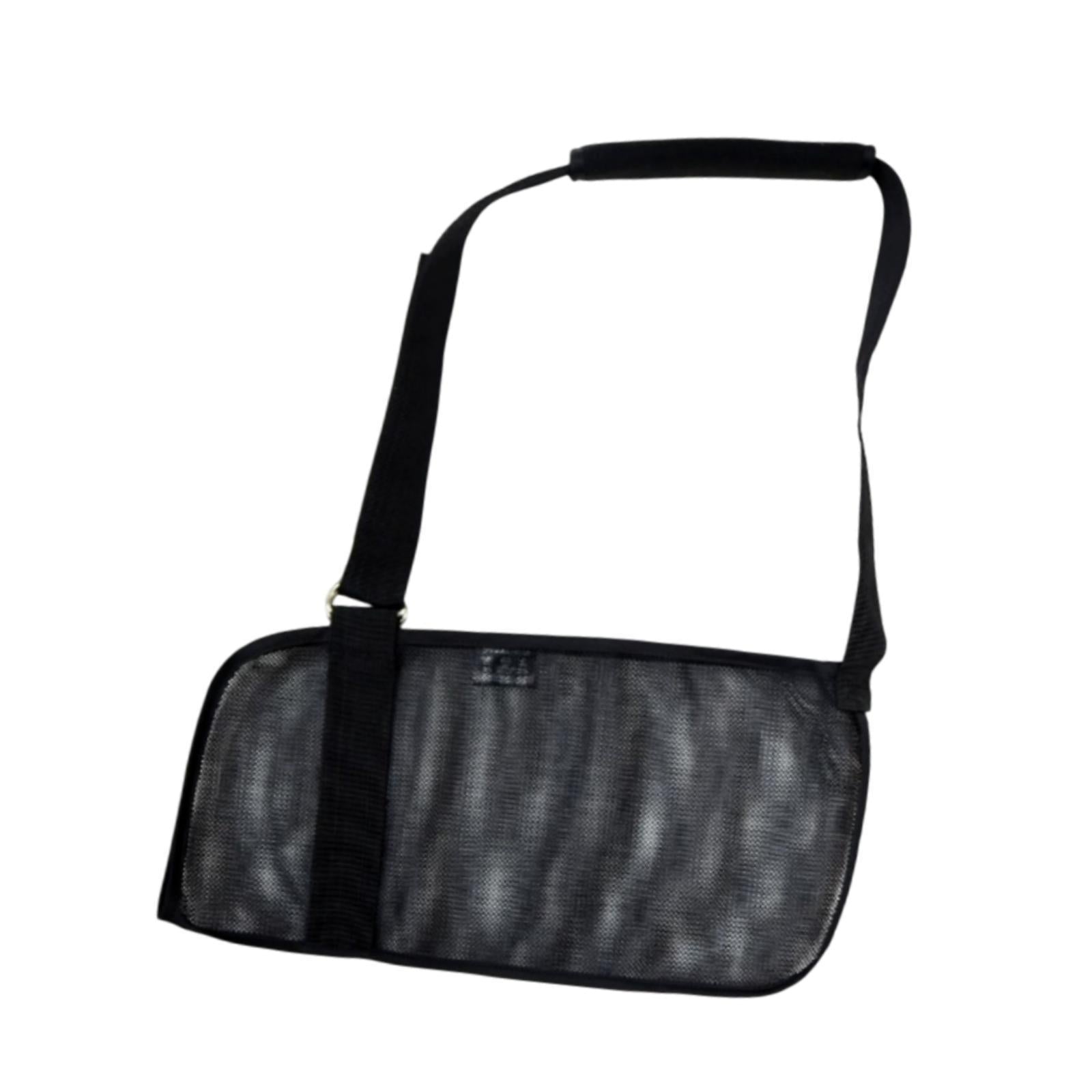 Arm Sling Shoulder Immobilizer Lightweight Comfortable Adjustable Breathable Black
