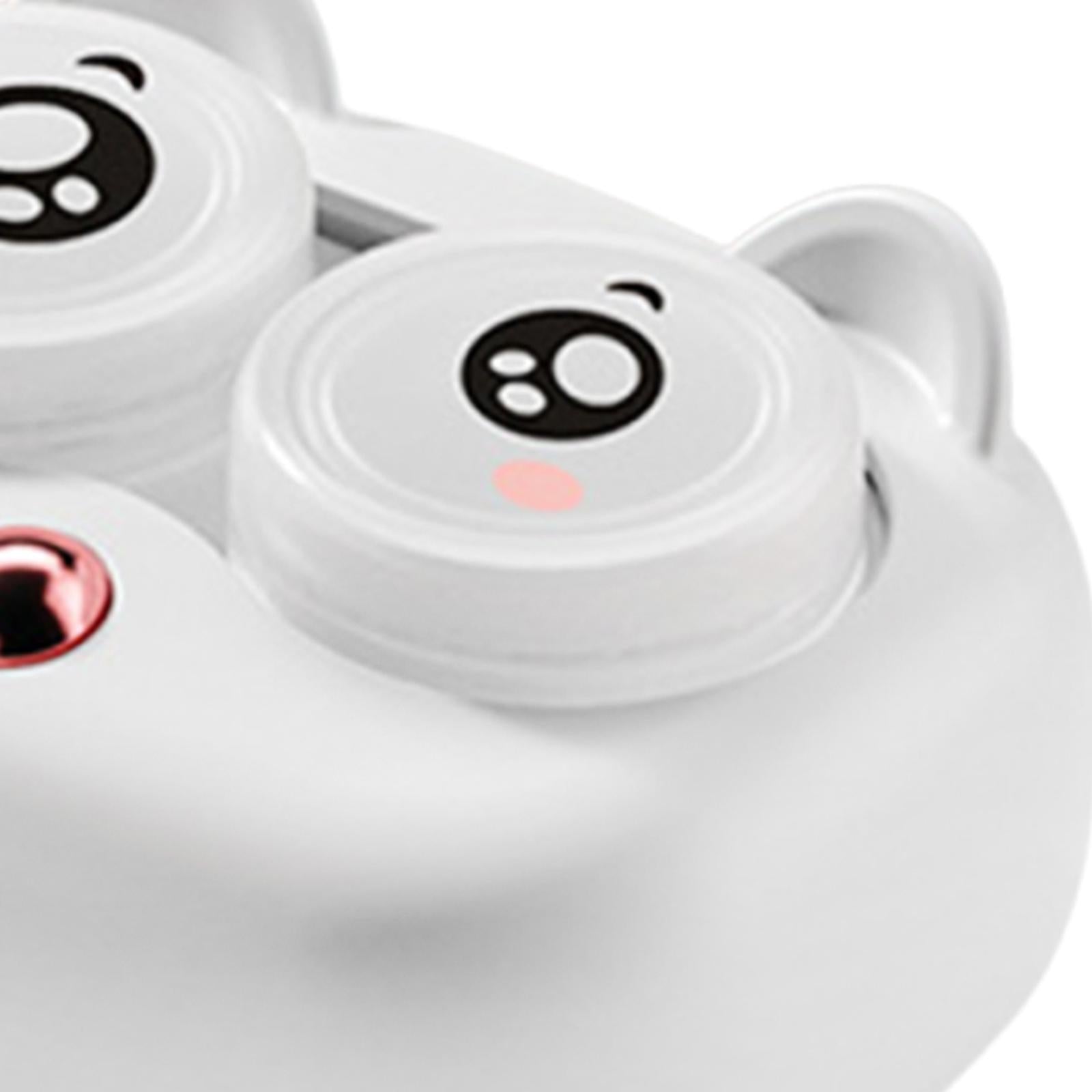 Automatic Contact Lenses Case Versatile Holder for Daily Outdoor Sports Office White