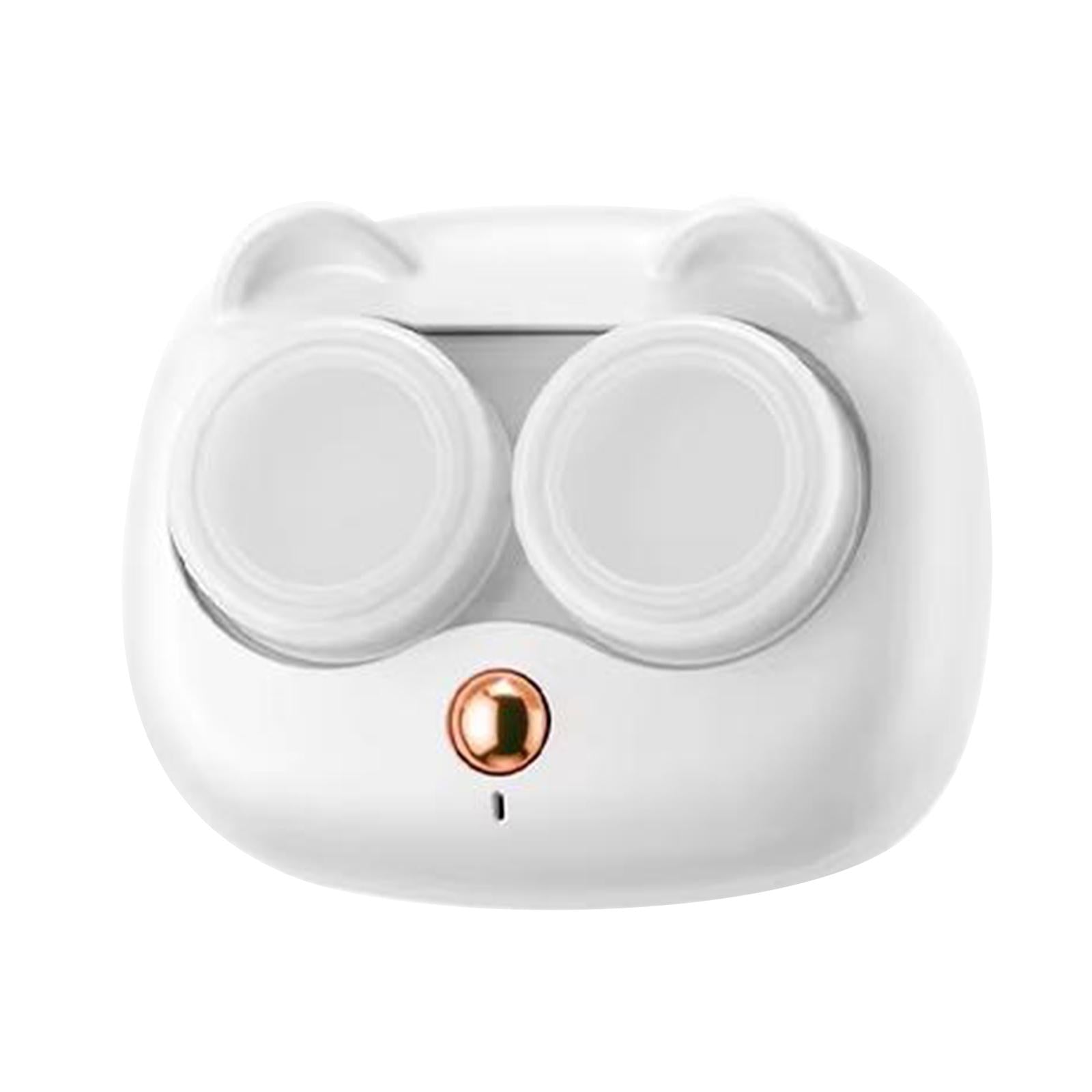 Automatic Contact Lenses Case Versatile Holder for Daily Outdoor Sports Office White