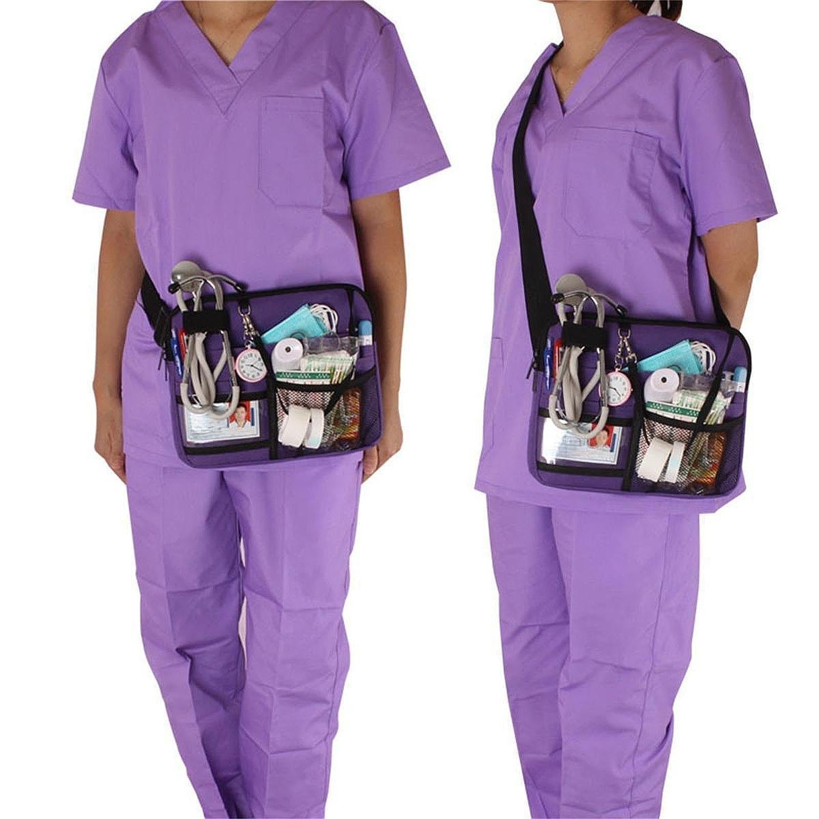 Nurse Fanny Pack Nurse Waist Bag Nursing Bag for Scissors Keys Work Supplies Purple