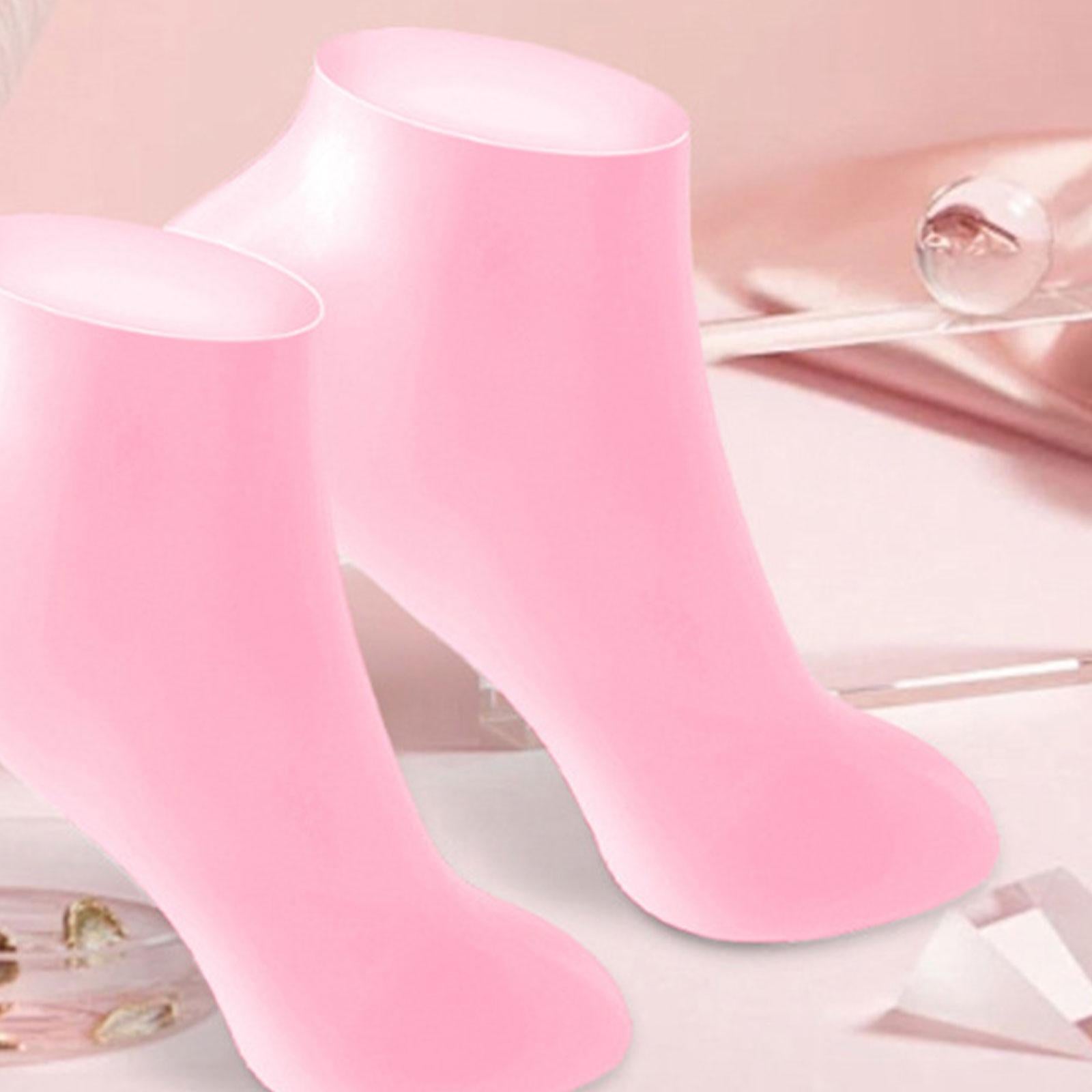 Silicone Gloves and Socks Spa for Women Lady for Beach Winter Daily Use Pink