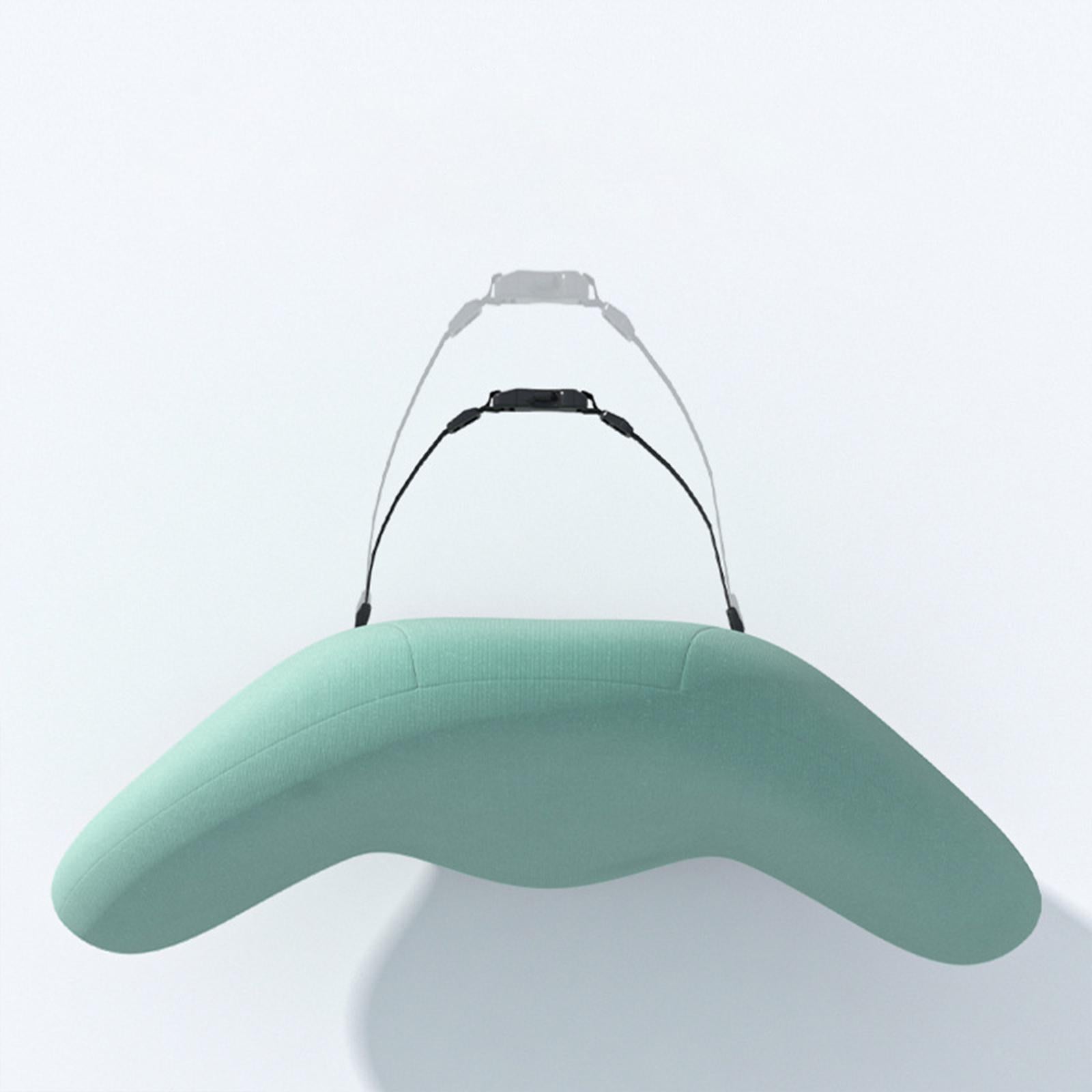 Lumbar Support Pillow Back Support Pillow for Plane Office Desk Chair Adults Light Gray