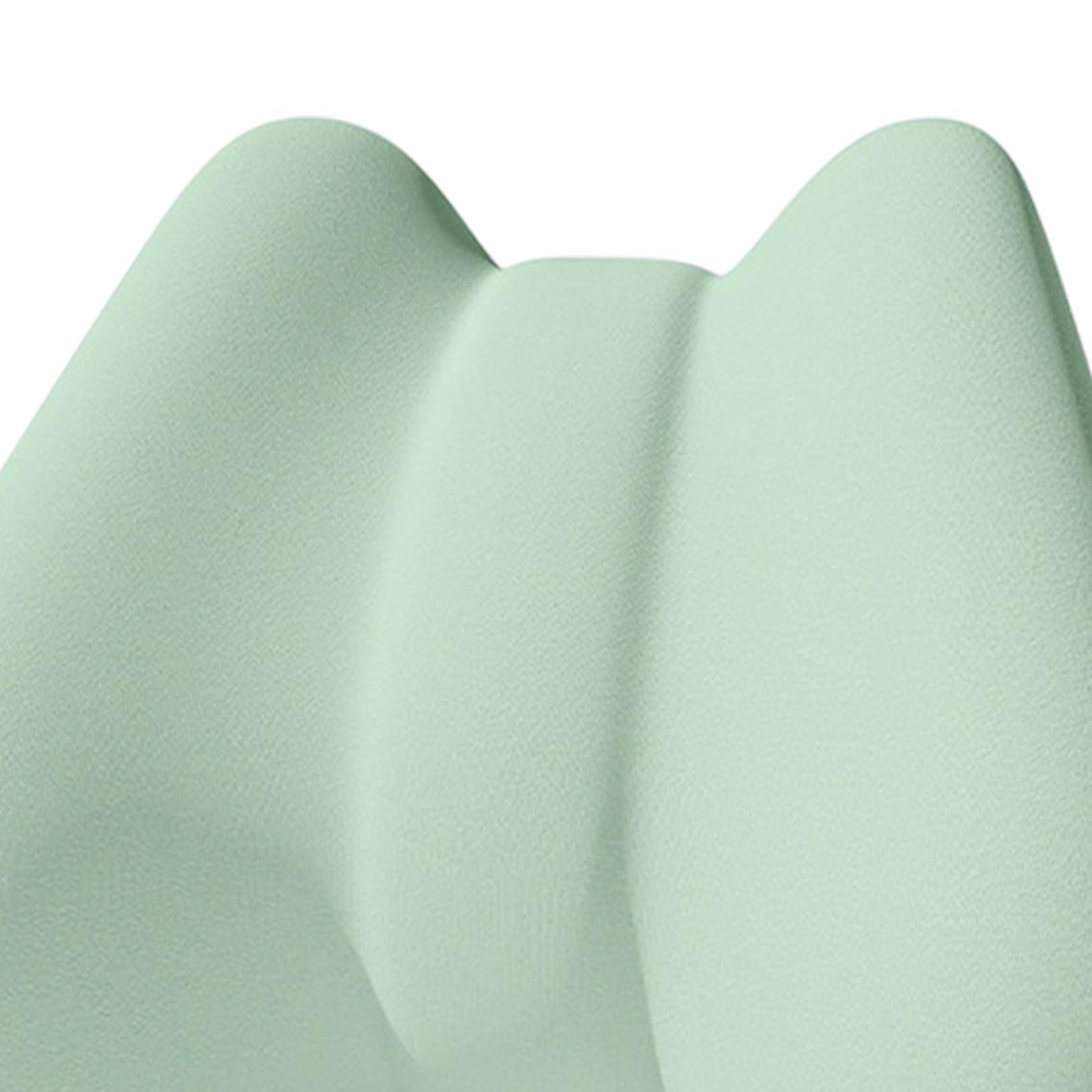 Back Pad Lumbar Support Pillows Cushion for Plane Car Seat Office Desk Chair Green