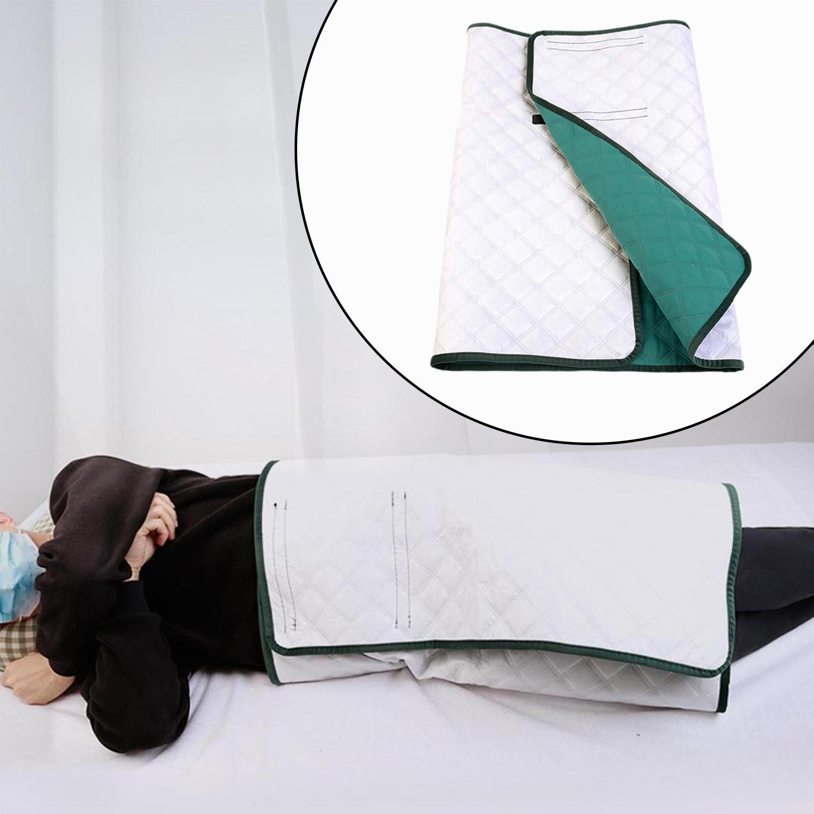 Wearable Incontinence Bed Pad Comfortable Nursing Pad for Bed Furniture Sofa Green