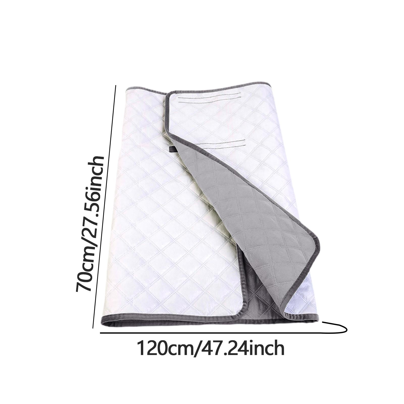 Wearable Incontinence Bed Pad Comfortable Nursing Pad for Bed Furniture Sofa Gray