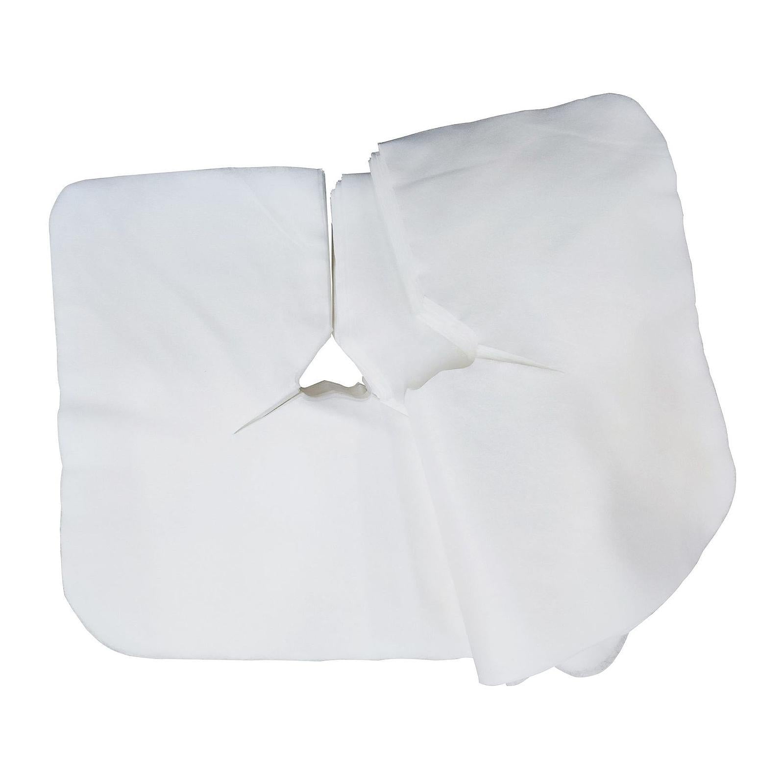 100x Disposable Face Cradle Covers Comfortable Household Massage Face Covers Thicked Cotton