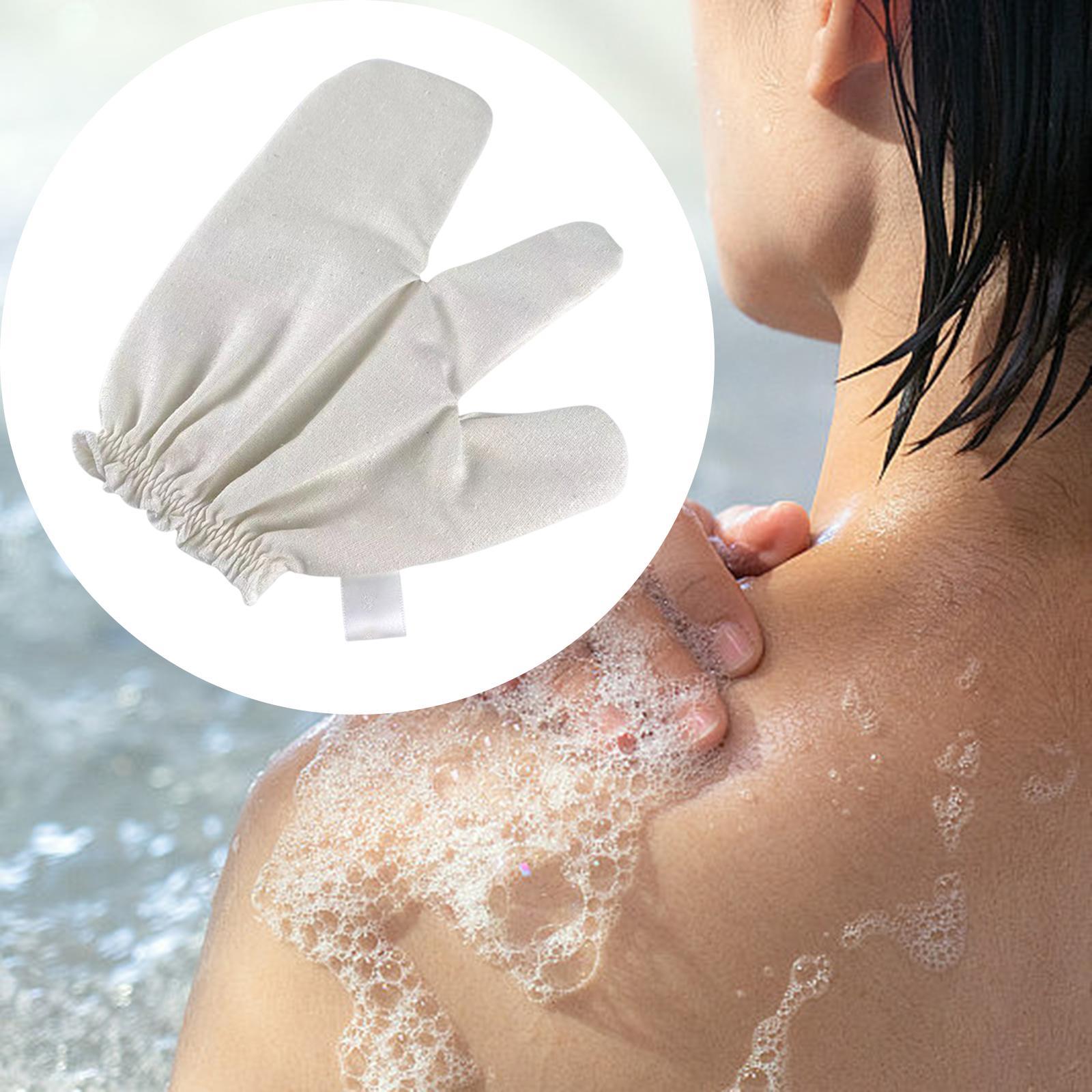 Bathing Glove Comfortable for Body Neck Leg for Men/Women Silk Massage Glove