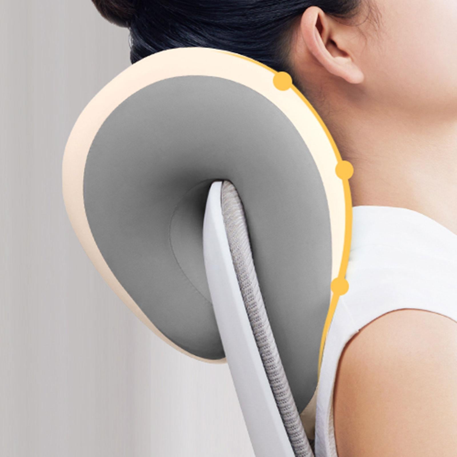 Office Chair Neck Support Removable Multifunctional Lightweight Head Support Beige Gray